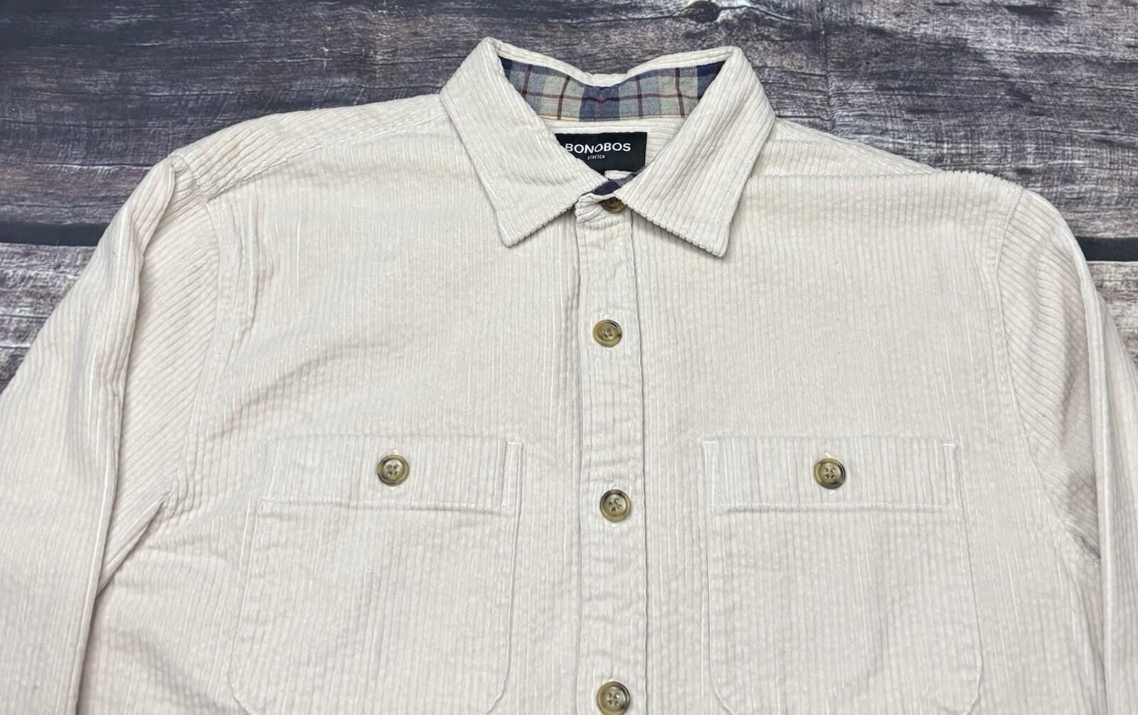 Bonobos Bonobos Shacket Mens Medium Corduroy Shacket Flannel Cuffs Size US XS / EU 42 / 0 - 4 Thumbnail