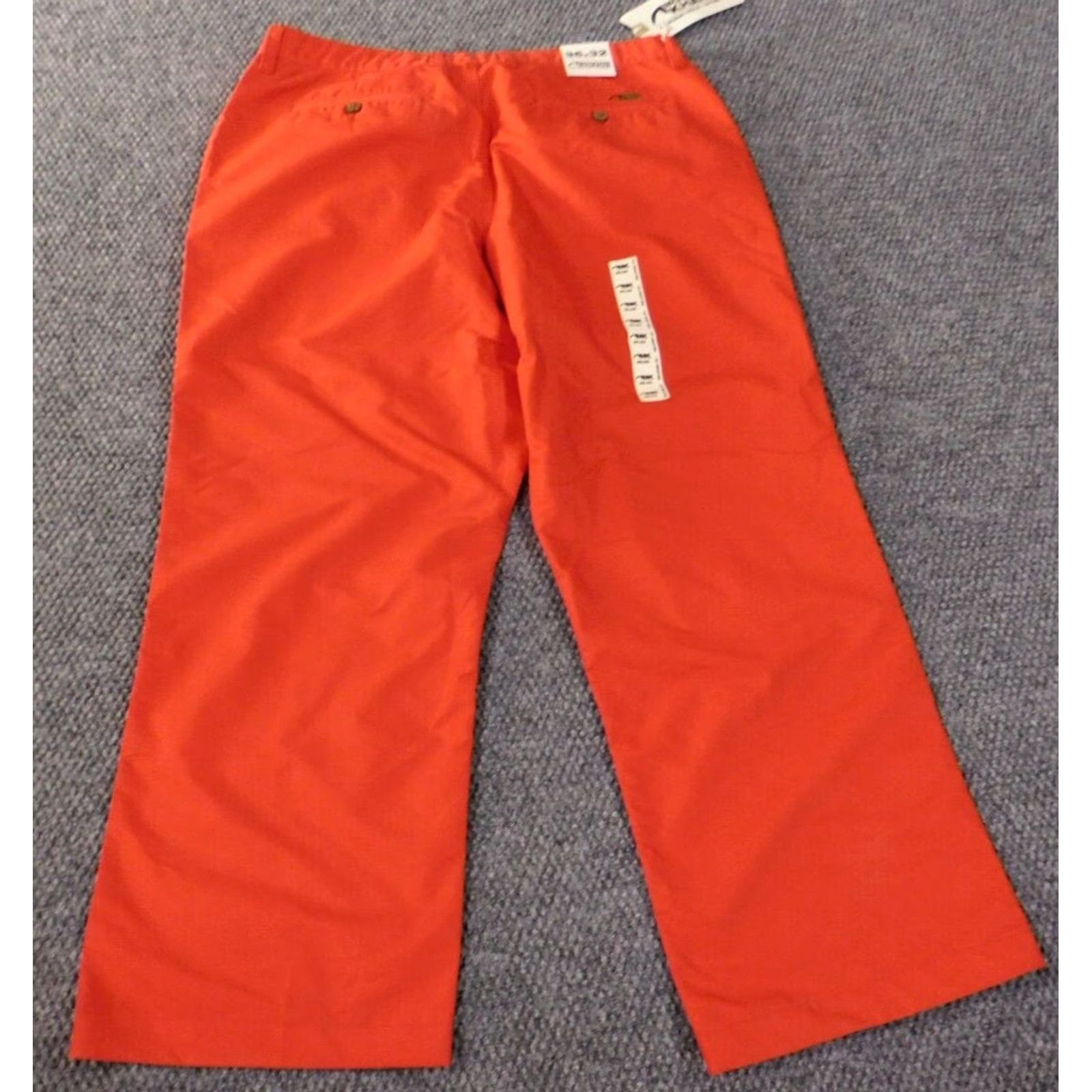 Mountain Khakis mountain khakis Pants Mens 35x28 Orange Relaxed Fit Outdoor Casual Hiking Cotton Polyester Straight Leg 28in Inseam Size US 35 - 5 Thumbnail