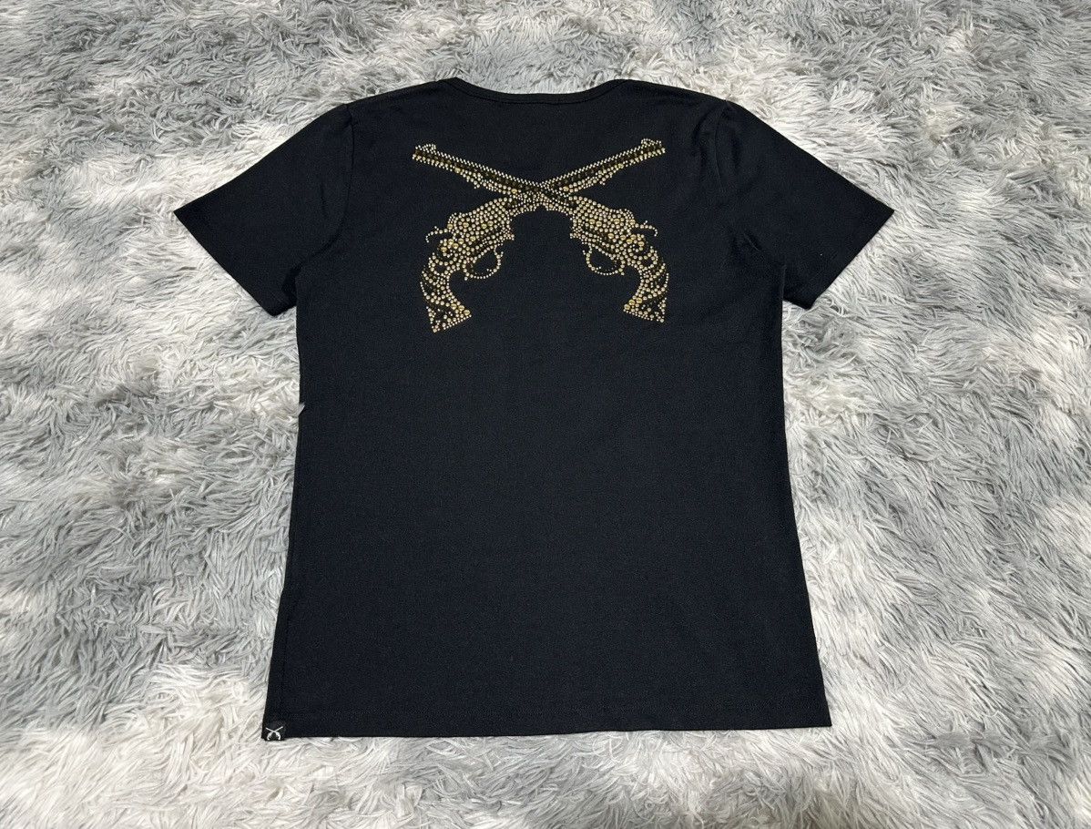 Hysteric Glamour 🔥Sick Y2K Roar Guns Shirt Gold Studded Goth Punk Size US M / EU 48-50 / 2 - 2 Thumbnail