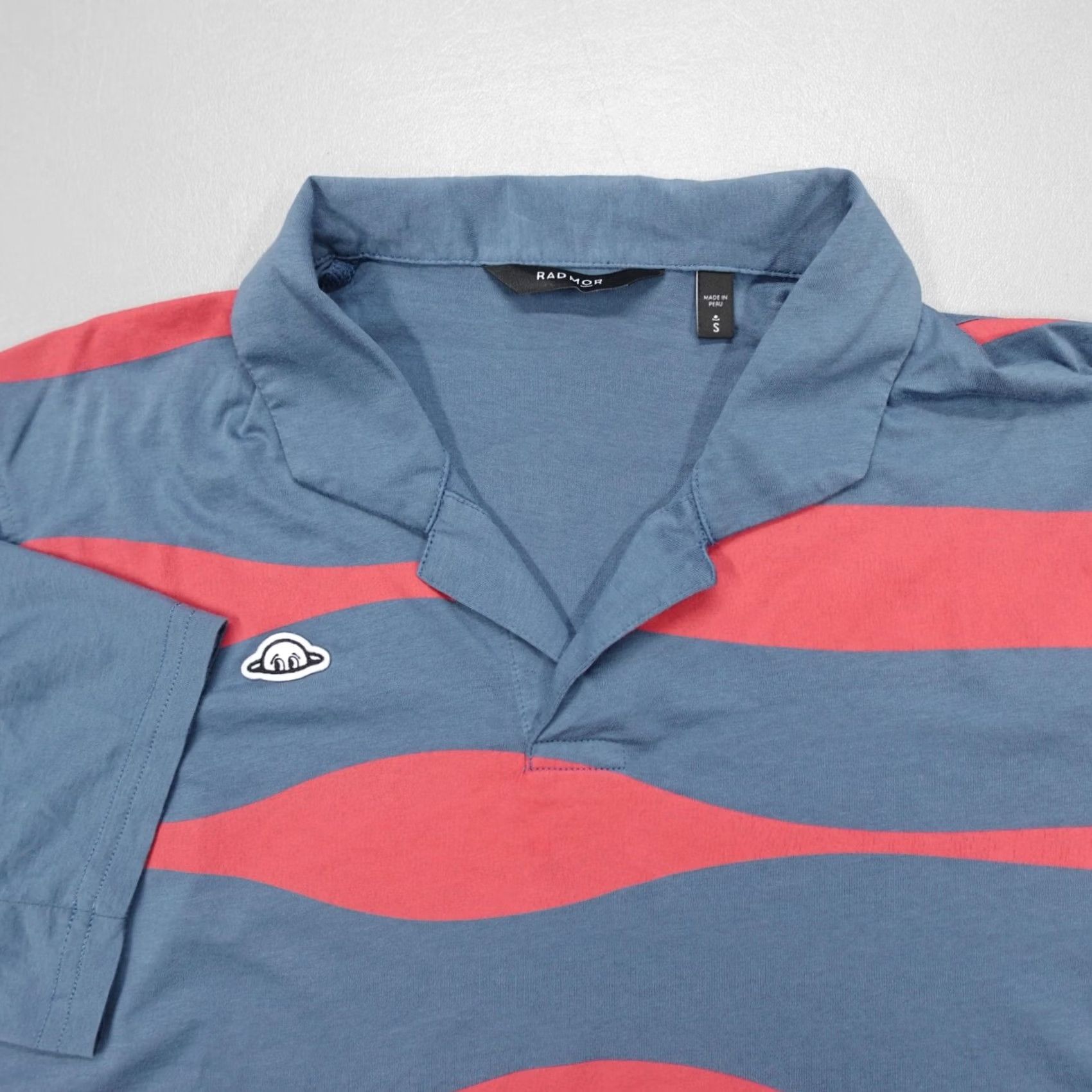 Vintage Radmor Golf Polo Crosby Reverb Blue Red Striped Pima Cotton Shirt Mens Size S Size US S / EU 44-46 / 1 - 2 Thumbnail