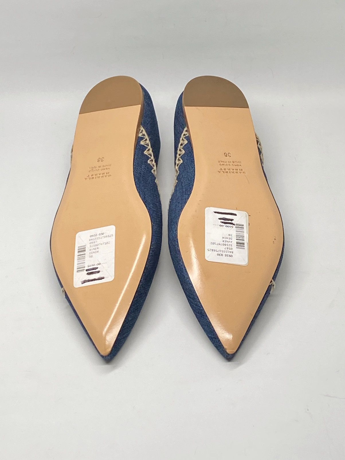 Gabriela Hearst Gabriela Hearst Avner Denim Stitch Ballerina Flats size 38 Size US 8 / IT 38 - 12 Thumbnail