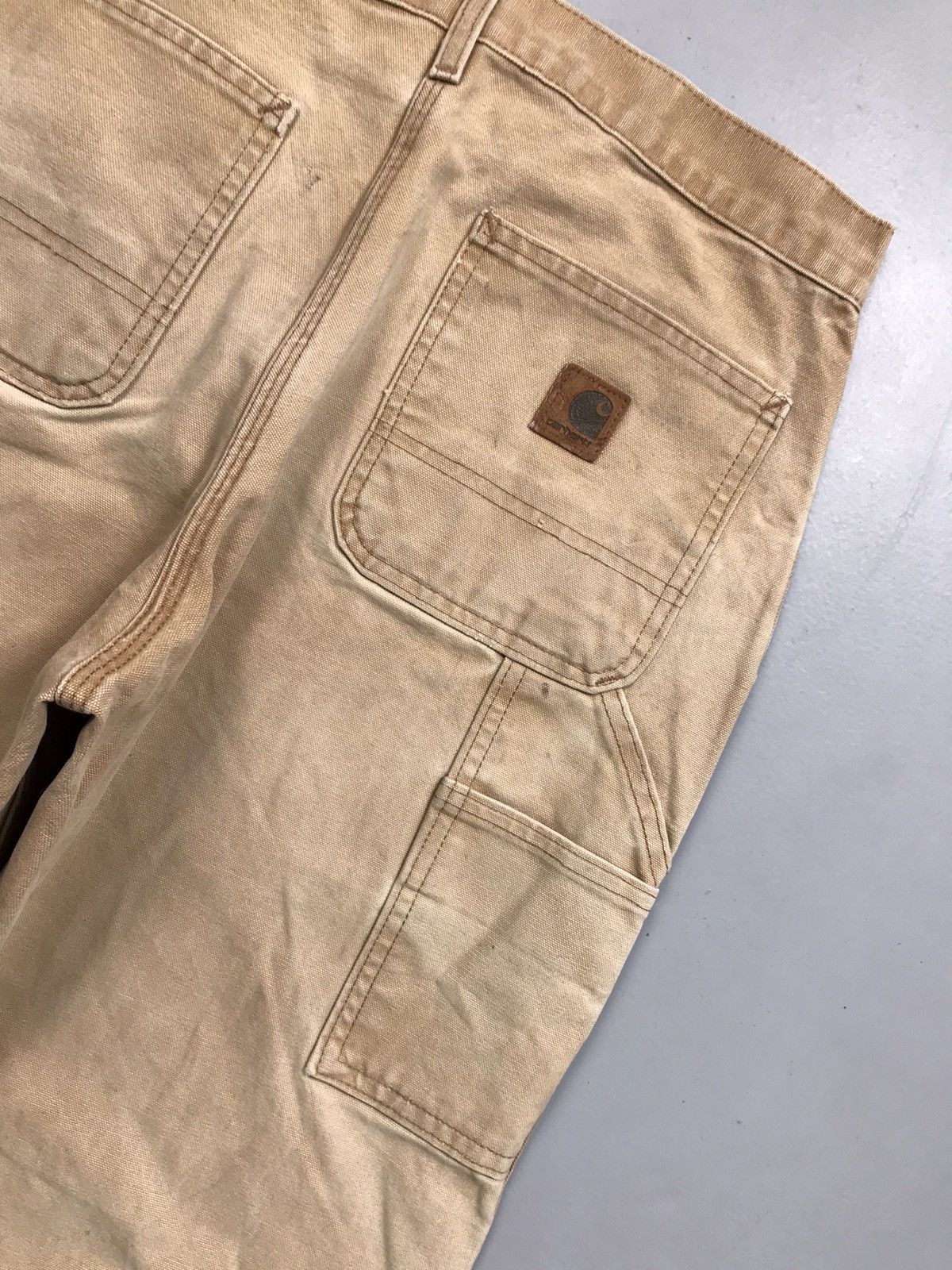 Carhartt Vintage Carhartt B11 BRN carpenter workwear denim Size US 32 / EU 48 - 14 Thumbnail