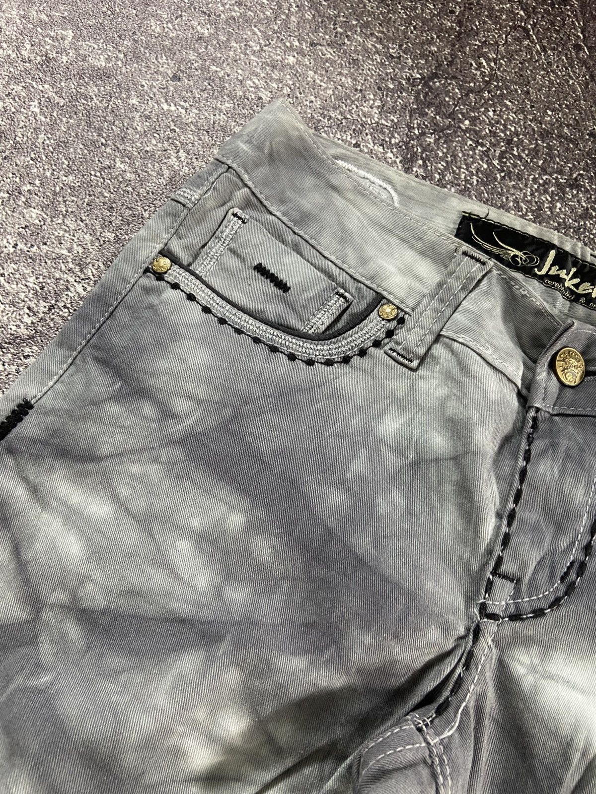 If Six Was Nine × Japanese Brand × Le Grande Bleu (L.G.B.) Juke box flared pants Size US 30 / EU 46 - 4 Thumbnail