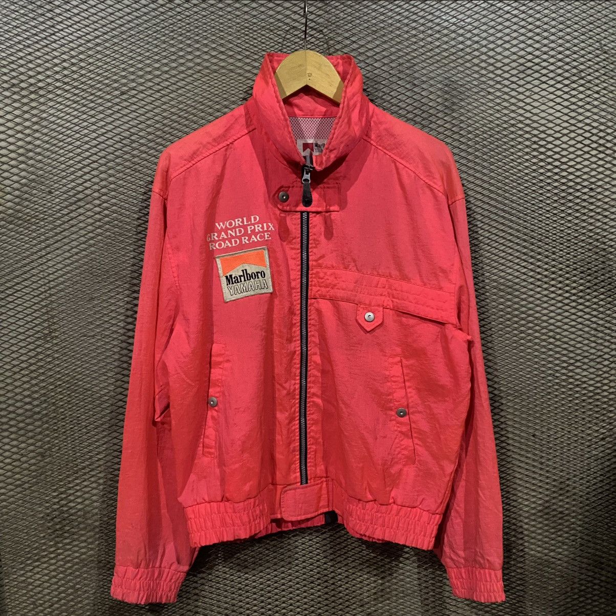 Marlboro Classics Vintage Marlboro Yamaha Jacket Grand Prix Road Race Jacket Size US L / EU 52-54 / 3 - 1 Thumbnail