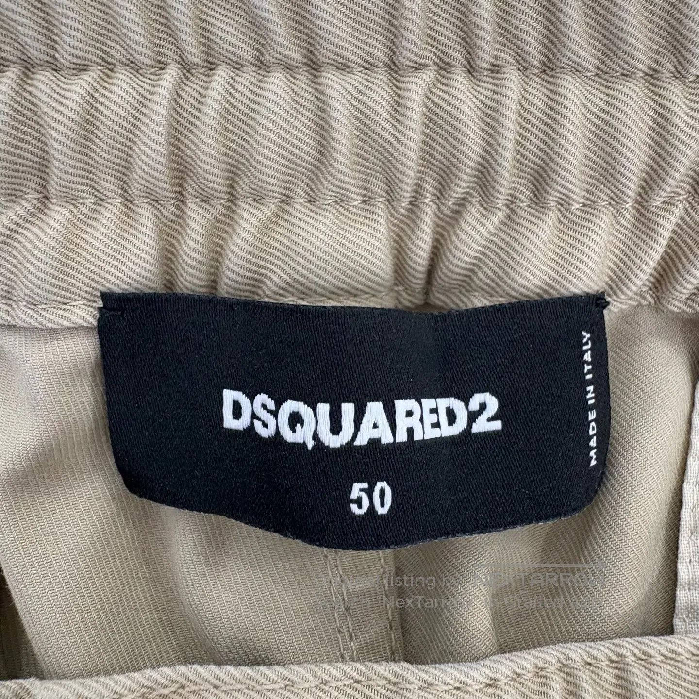 Dsquared2 Dsquared2 SS22 Decolorization Effect: Khaki Color, Ink-Sta Size US 34 / EU 50 - 3 Thumbnail