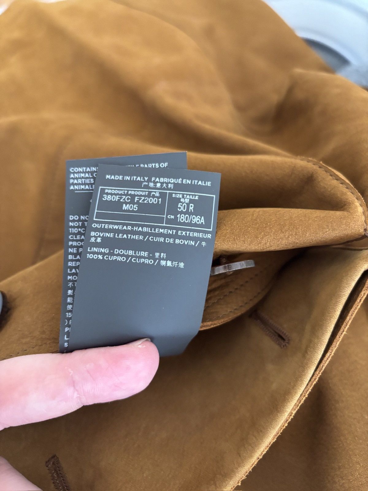 Ermenegildo Zegna × Fear of God Fear of God Zegna Nubuk Overshirt Size US M / EU 48-50 / 2 - 10 Thumbnail