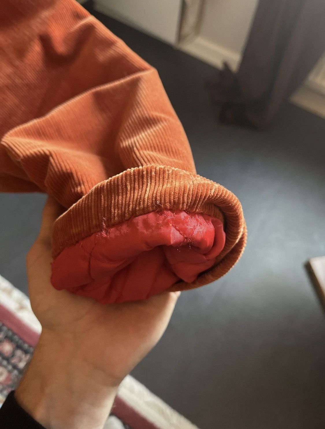 Comme des Garcons Burnt orange corduroy coach jacket Size US M / EU 48-50 / 2 - 7 Thumbnail