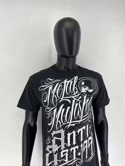 Metal Mulisha × Vintage METAL MULISHA Logo T shirt Clothing Skull Designer Size US M / EU 48-50 / 2 - 1 Thumbnail