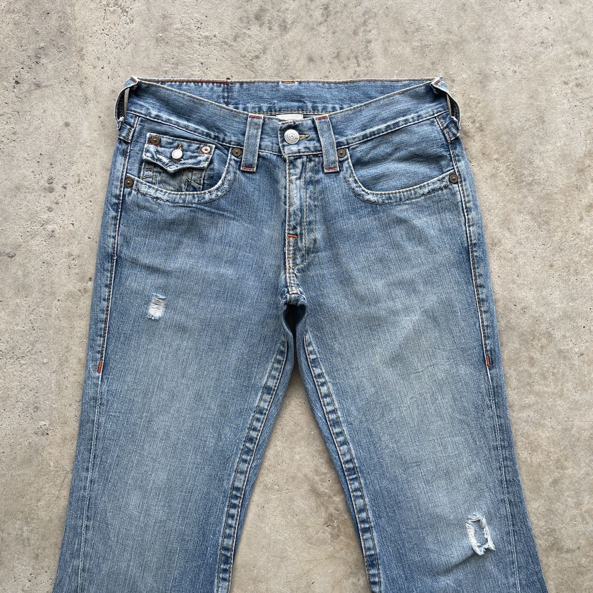 True Religion W33 Vintage True Religion Jean FLARE USA BOOTCUT Pants Denim Size US 33 - 3 Thumbnail