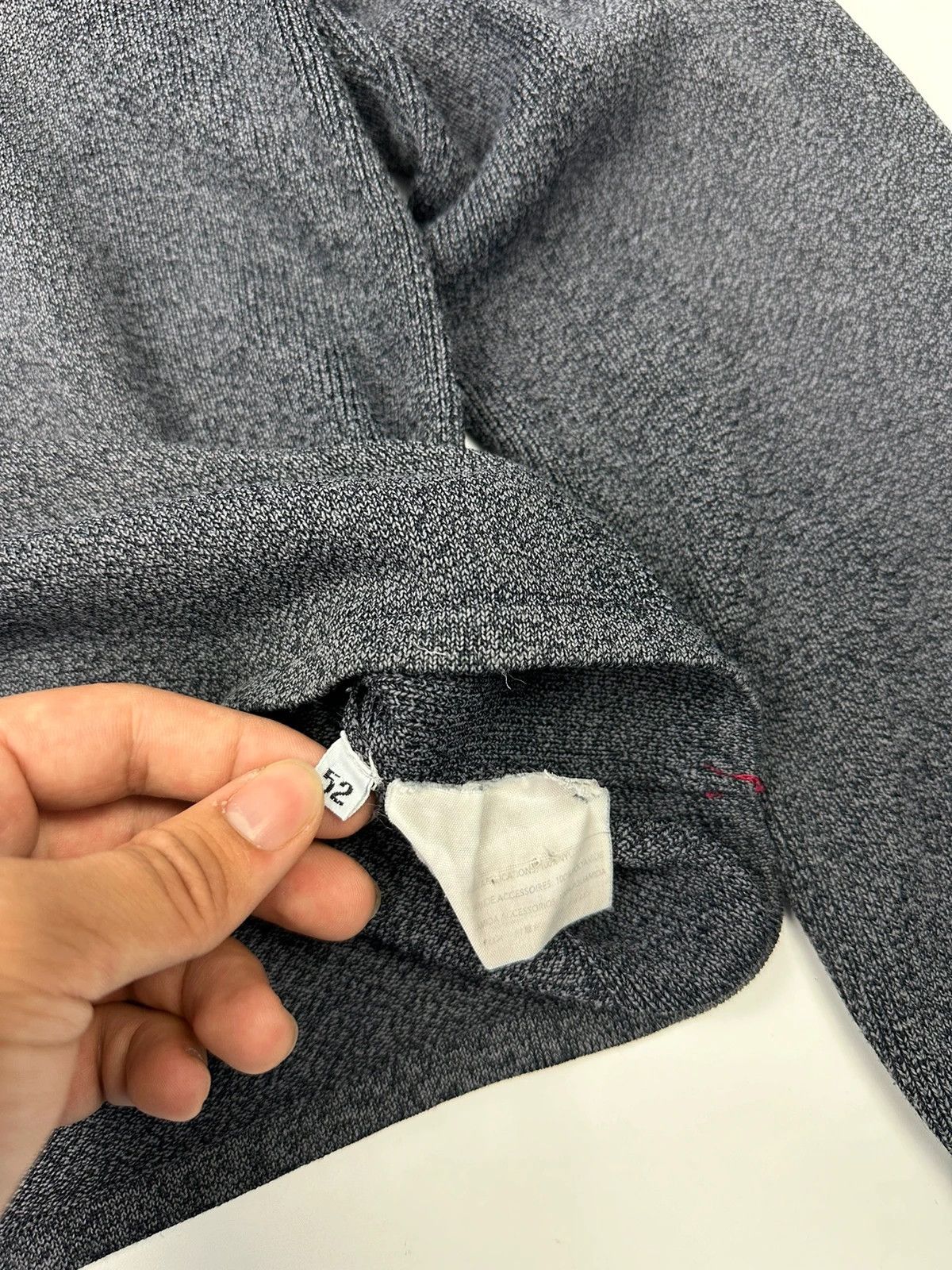 Prada Prada Sport SS2000 Heavy Nylon Grey Heathered Knit Sweater Size US M / EU 48-50 / 2 - 5 Thumbnail