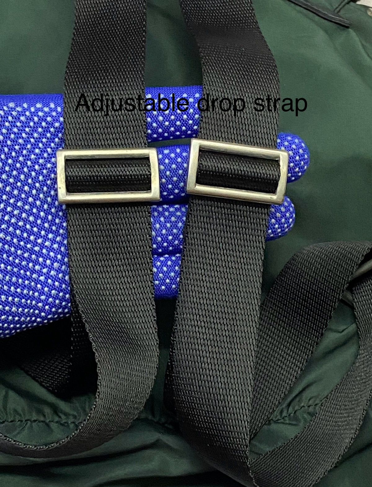 Prada Vintage Prada Tessuto Green Nylon Mini Backpack Size ONE SIZE - 15 Thumbnail