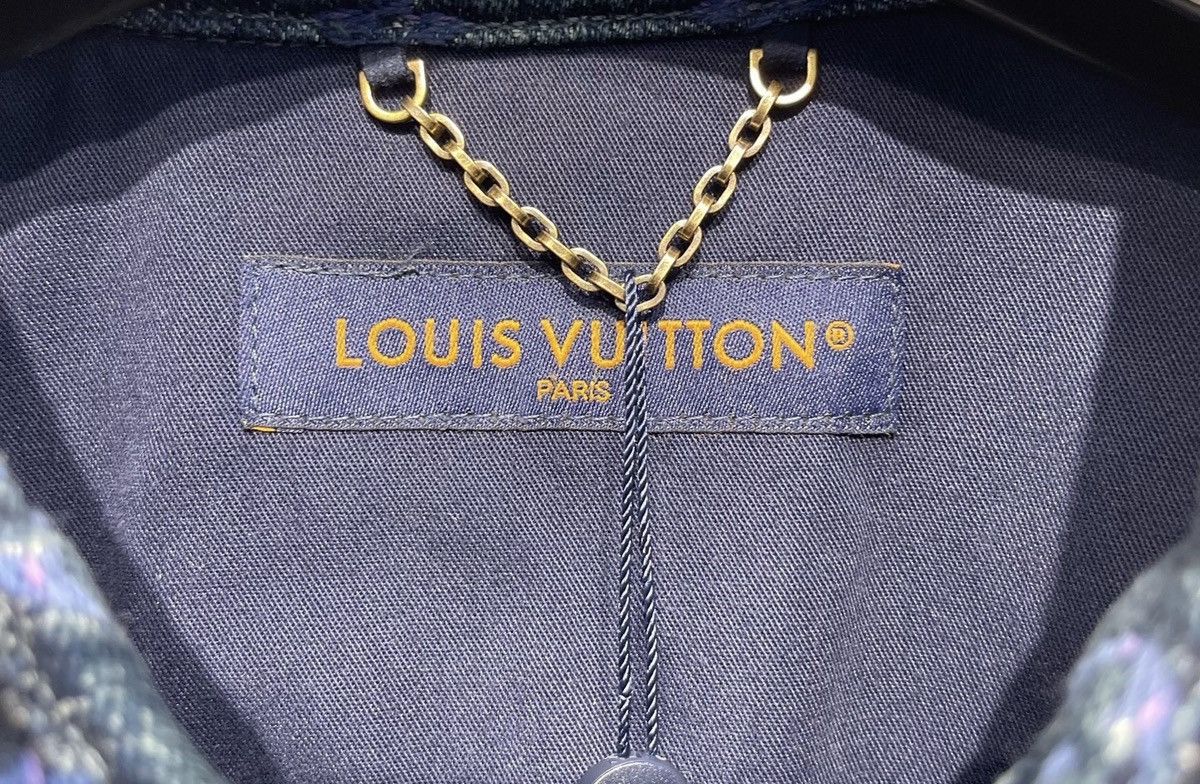 Louis Vuitton LOUIS VUITTON XXL Rainbow Monogram Short Sleeves Denim Shirt Size US XXL / EU 58 / 5 - 5 Thumbnail