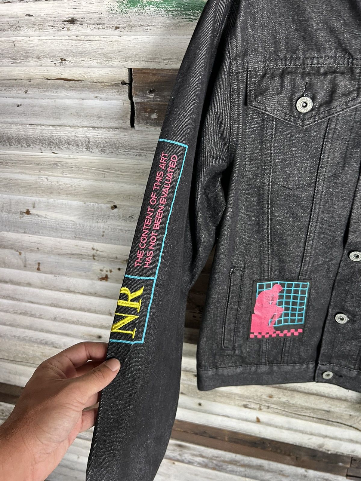 Other Open Your Mind Denim Jacket Size US M / EU 48-50 / 2 - 3 Thumbnail