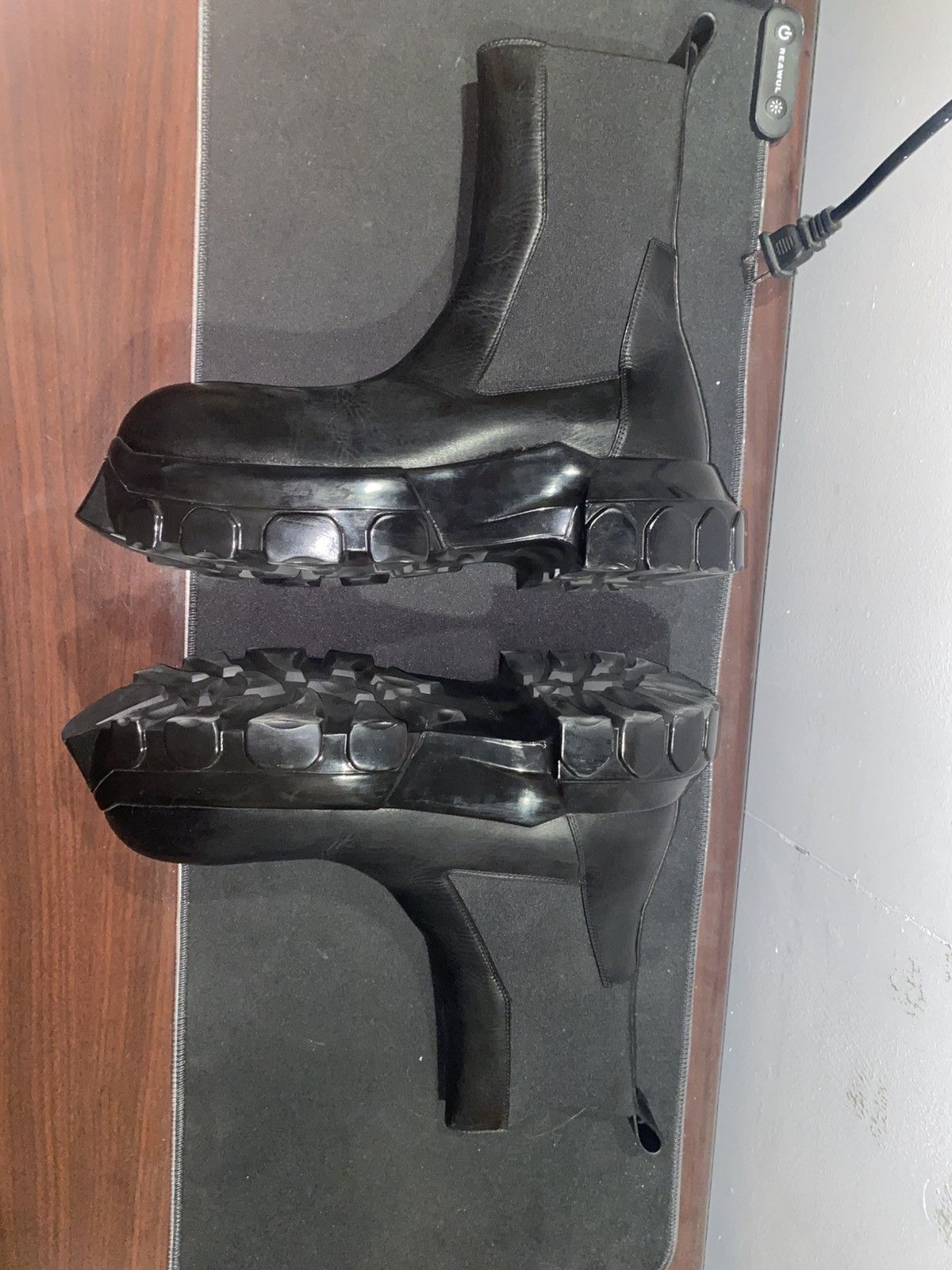 Rick Owens Rick owens polished tractor boots Size US 8 / EU 41 - 3 Thumbnail