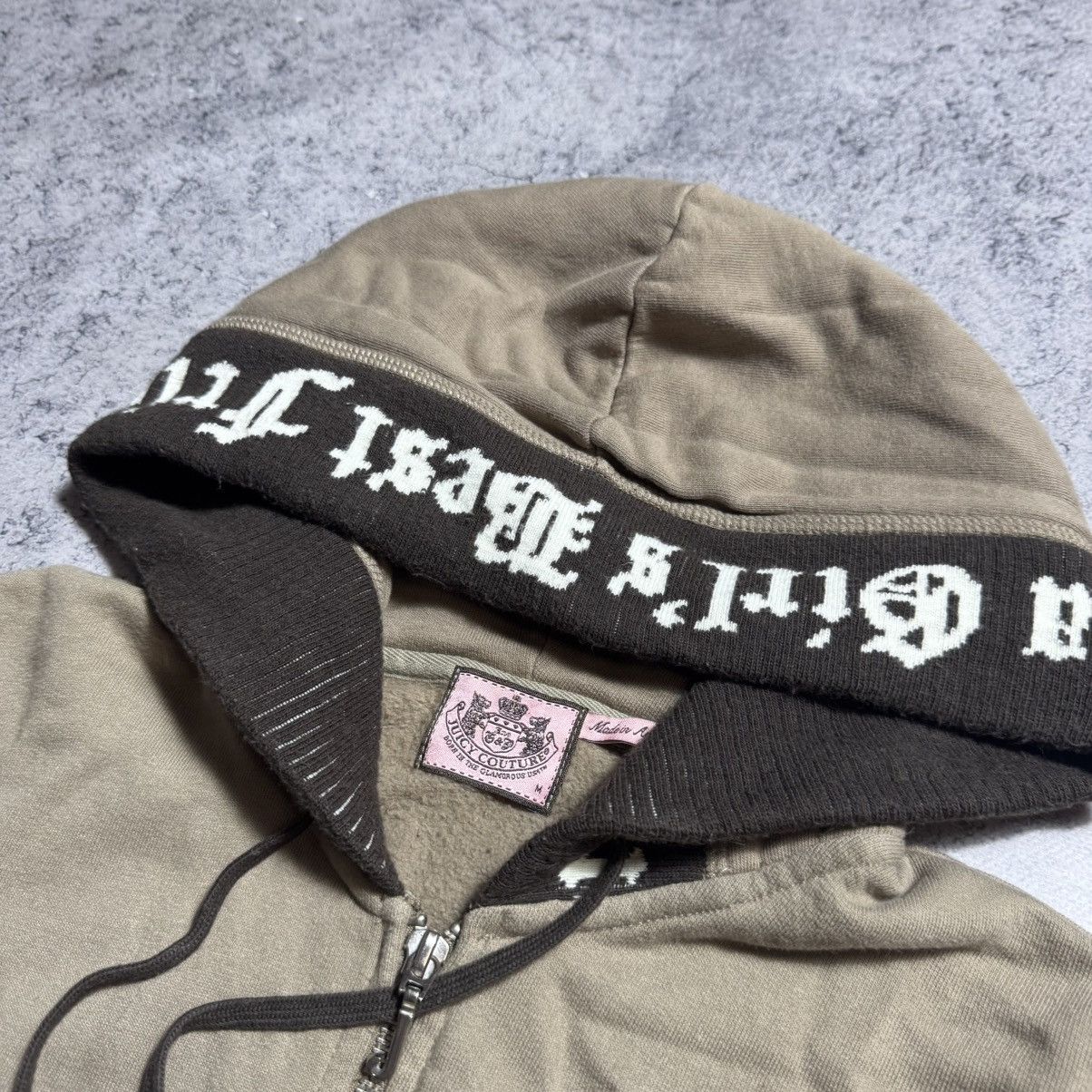 Juicy Couture Rare Juicy Couture USA Vintage Sport Suit Hoodie And Pants Size M / US 6-8 / IT 42-44 - 5 Thumbnail