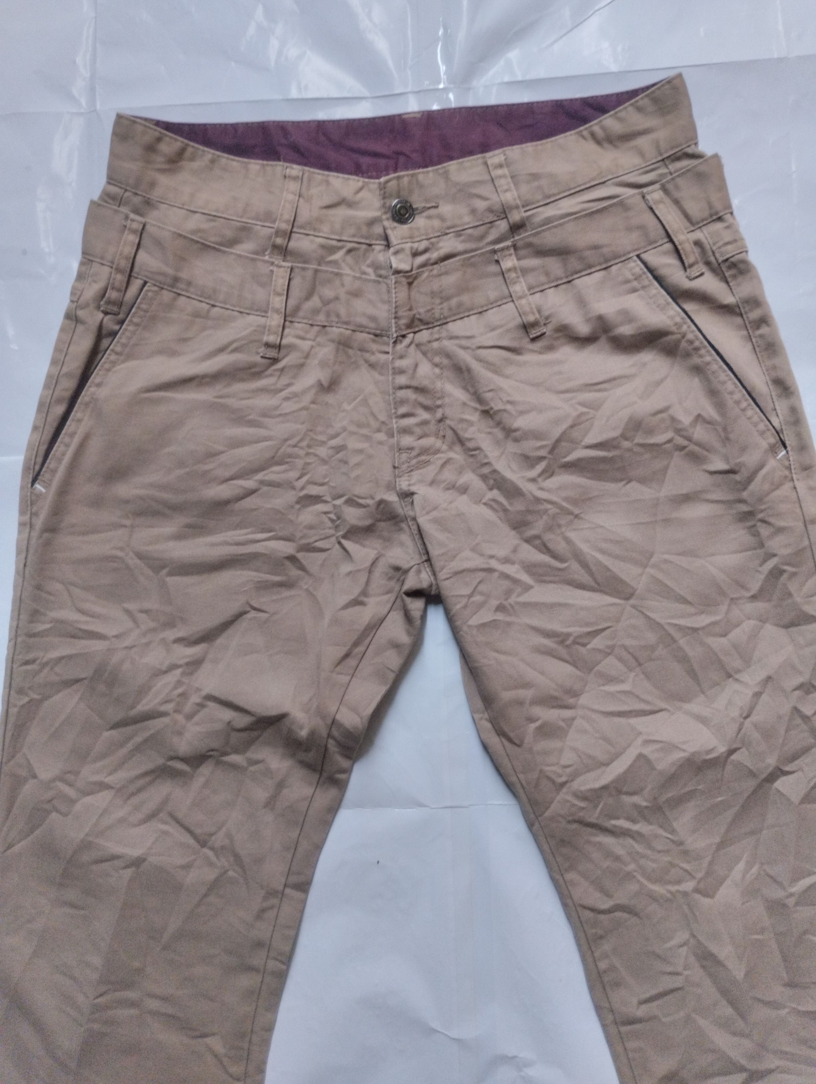 Japanese Brand × Le Grande Bleu (L.G.B.) × Vintage Japanese Brand Double Waist Chino Pants Size US 32 / EU 48 - 7 Thumbnail