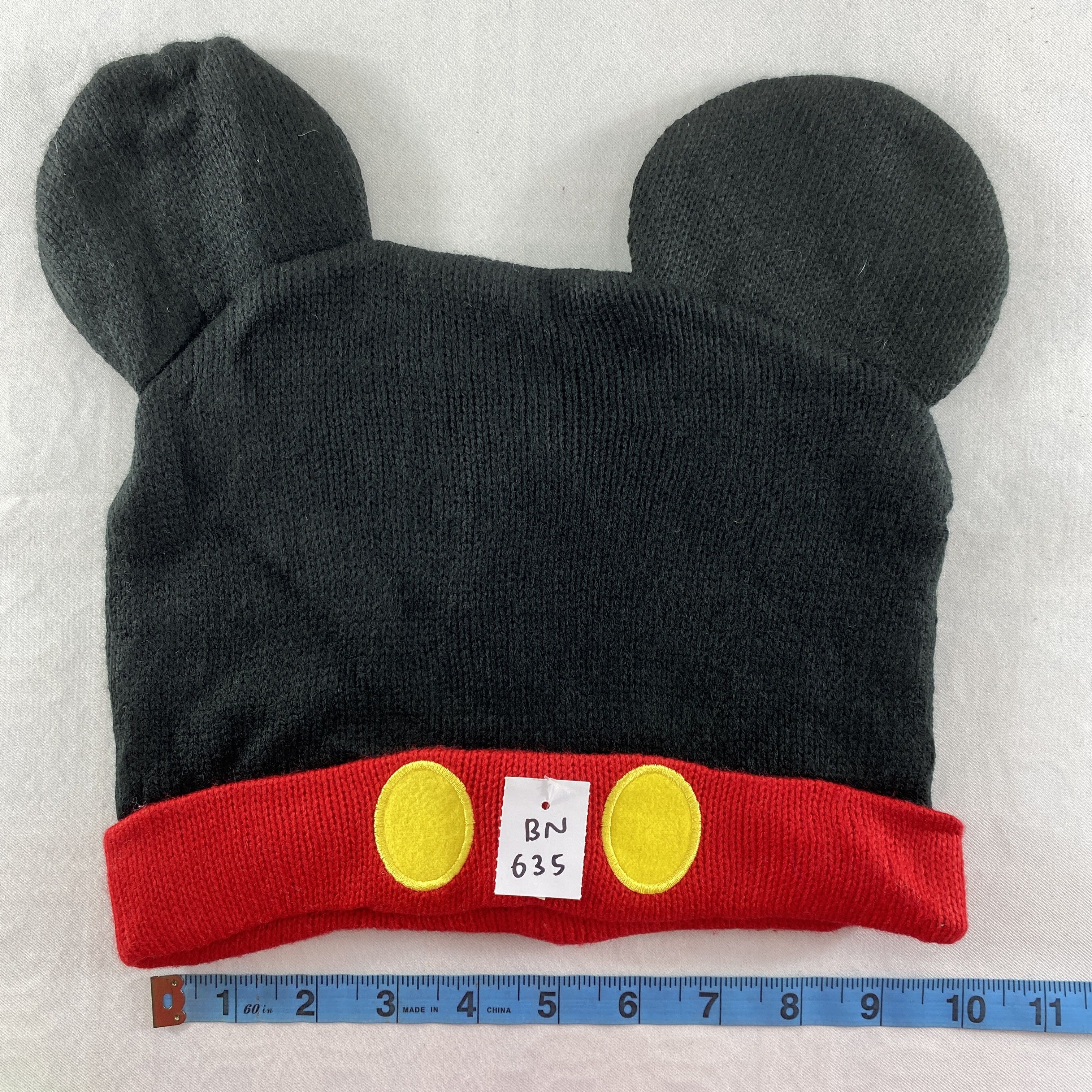 Japanese Brand Mickey Mouse Embroidery Snow Cap Hat Beanie BN635 Size ONE SIZE - 4 Thumbnail