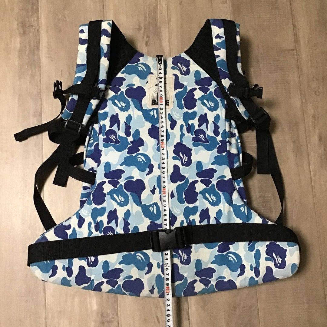 Bape 🔥Vintage🔥 BAPE ABC camo blue backpack a bathing ape NIGO Size ONE SIZE - 6 Thumbnail