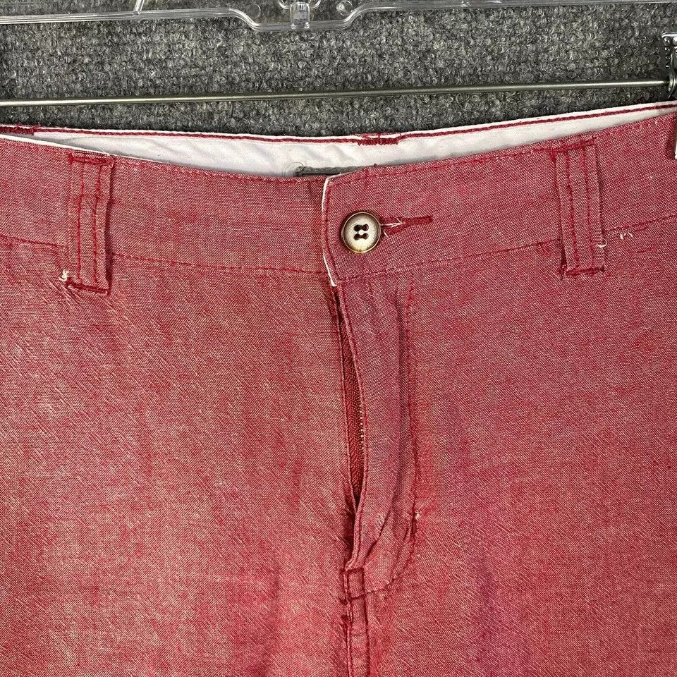 Other Charles and A Half Chino Shorts Men's Size 32 Red Cotton Size US 32 / EU 48 - 2 Thumbnail
