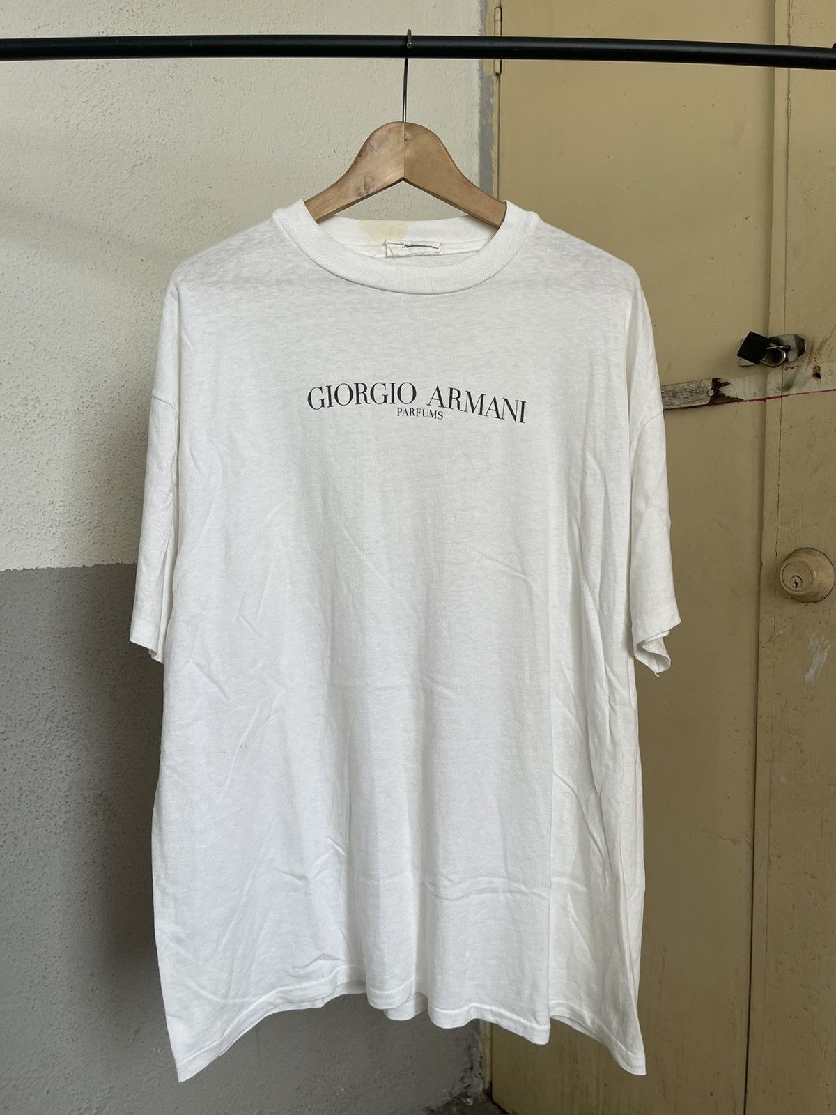 Giorgio Armani Vintage Giorgio Armani Parfums T Shirt | Grailed
