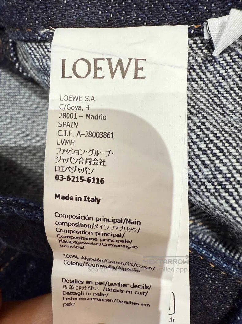 Loewe Loewe Dark Blue Denim Mini Skirt Size 42" / US 20 - 6 Thumbnail