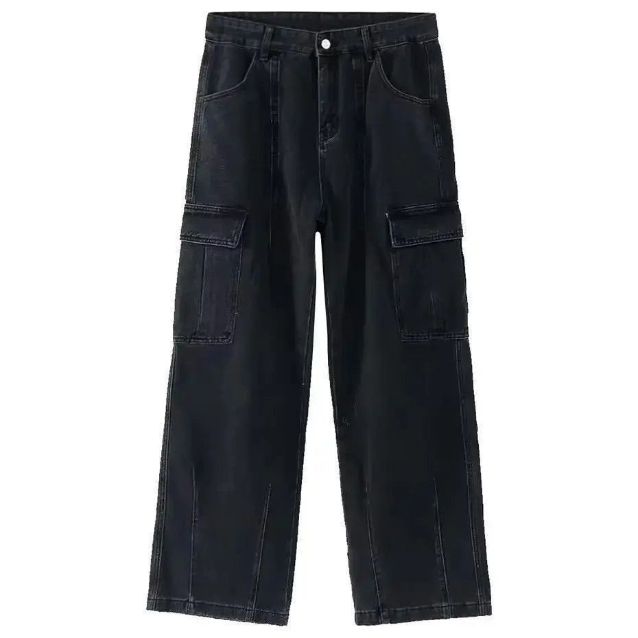 Japanese Brand Streetwear Washed Cargo Loose Jeans Y2k Size US 32 / EU 48 - 5 Thumbnail