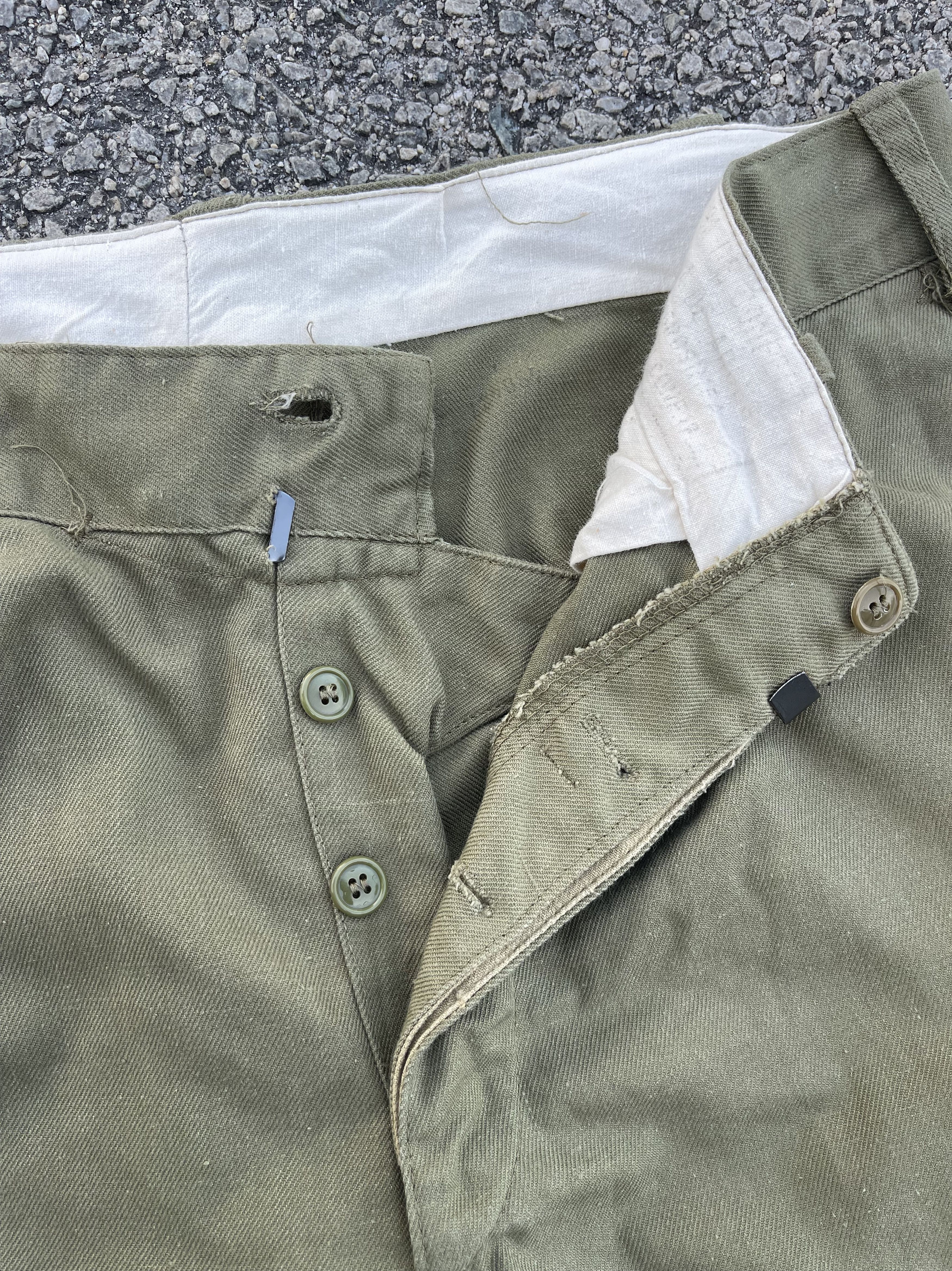 Vintage Vtg 50s - 60s Era OG Usa Army Trouser Size US 32 / EU 48 - 5 Thumbnail