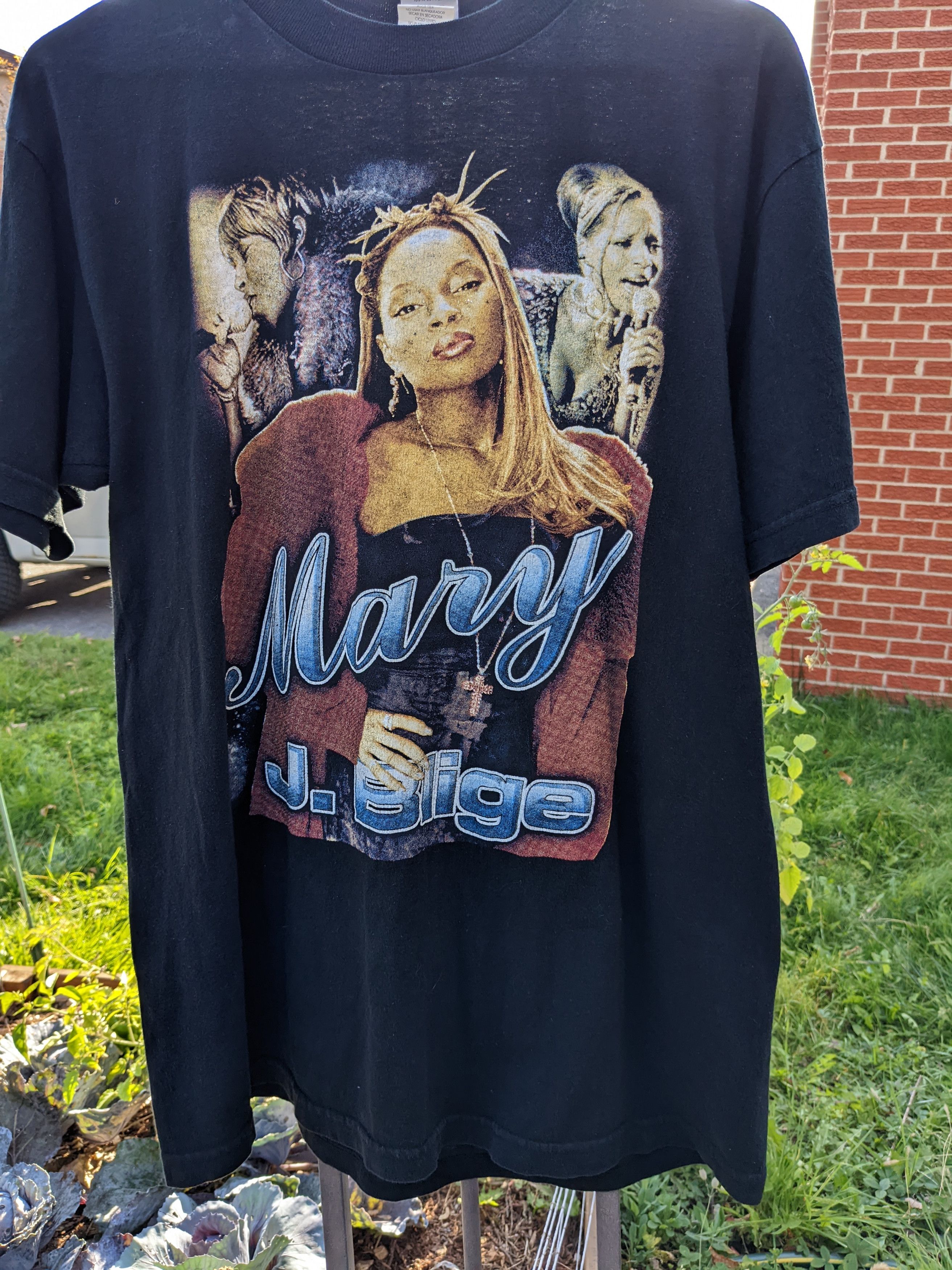 Vintage 1998 Grail bootleg Mary J blige tee | Grailed