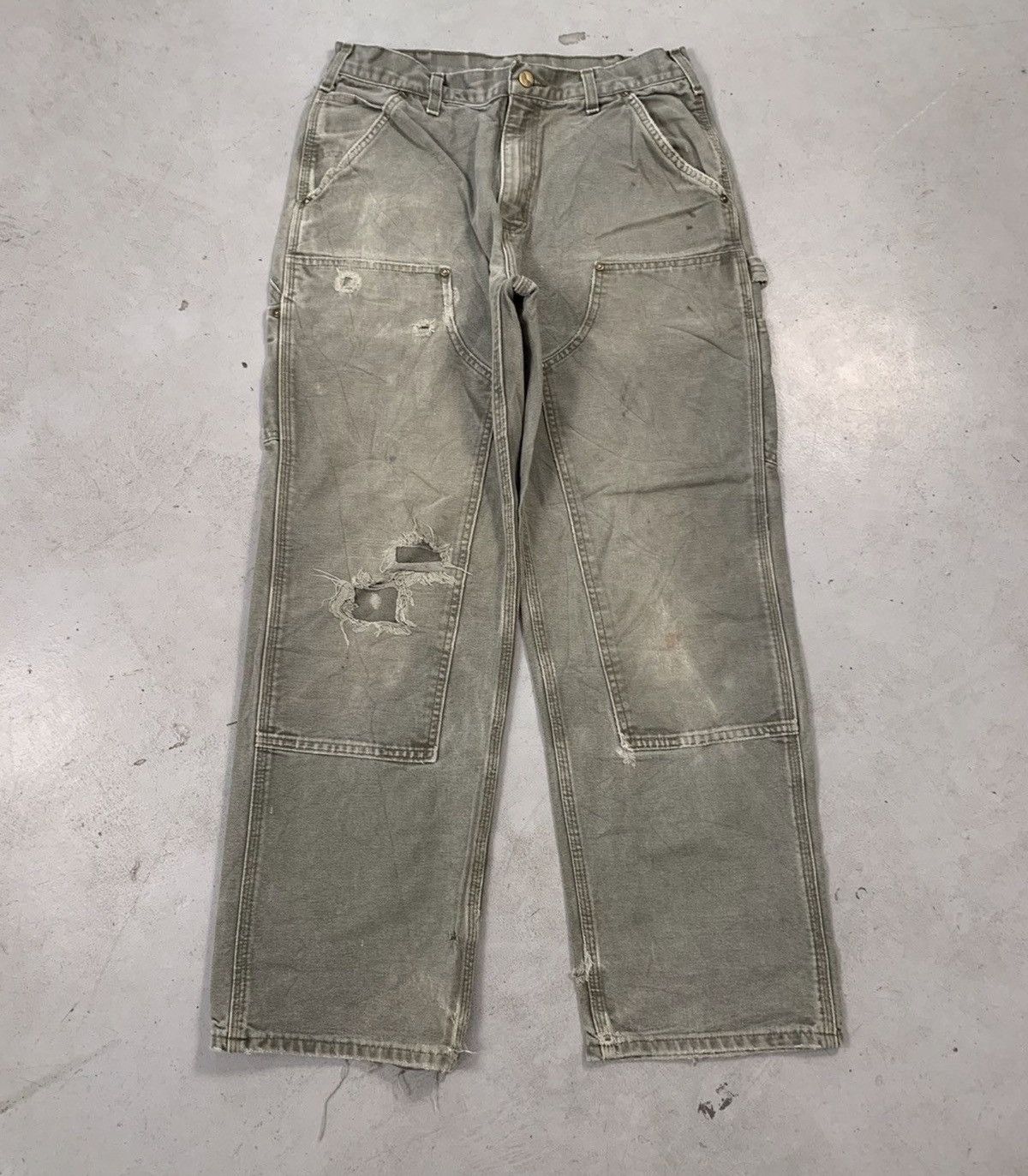 Carhartt Vintage carhartt double knee denim Size US 32 / EU 48 - 1 Thumbnail