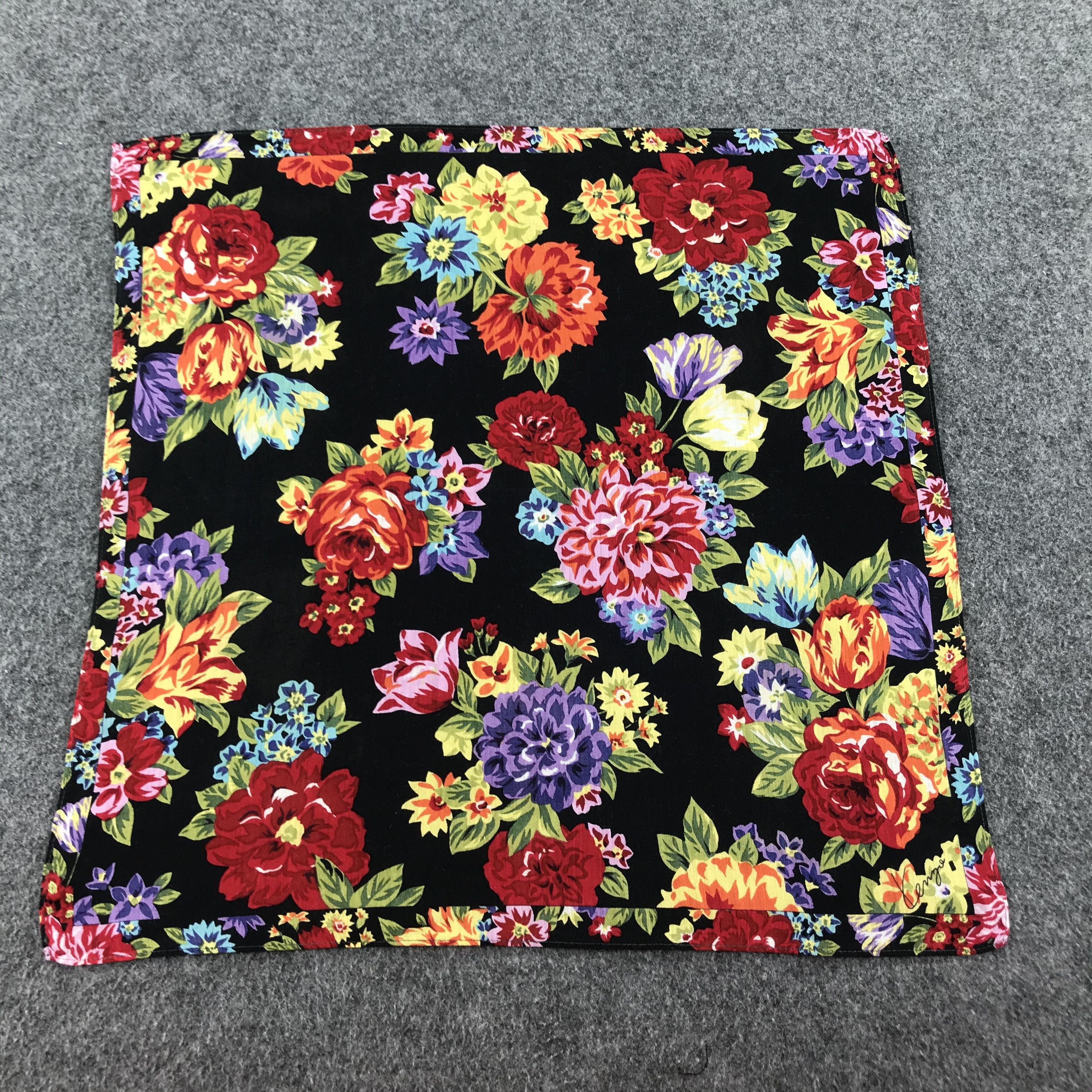 Kenzo Kenzo Floral Handkerchief Neckerchief Bandana H122 Size ONE SIZE - 3 Thumbnail