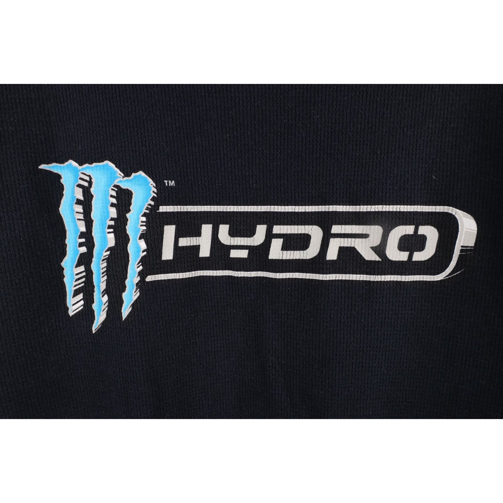 Vintage Vintage Monster Energy Drink Hydro Thermal Knit T-Shirt Size US L / EU 52-54 / 3 - 4 Thumbnail