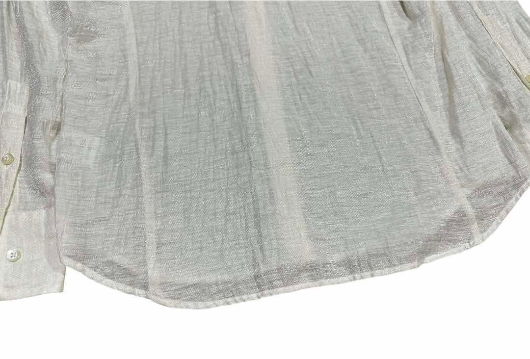5351 POUR LES HOMMES 🔥Sick Y2K 5351 Pour Les Hommes Hemp Woven Shirt Long Sleeve Size US M / EU 48-50 / 2 - 7 Thumbnail