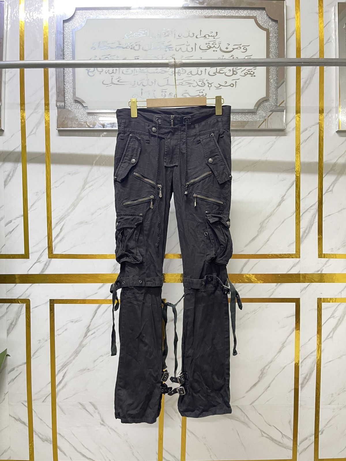 パンツ MIDAS Y2K Bondage Cargo Pant Japanese Brand MIDAS Bondage Utility Tactical Cargo Pants