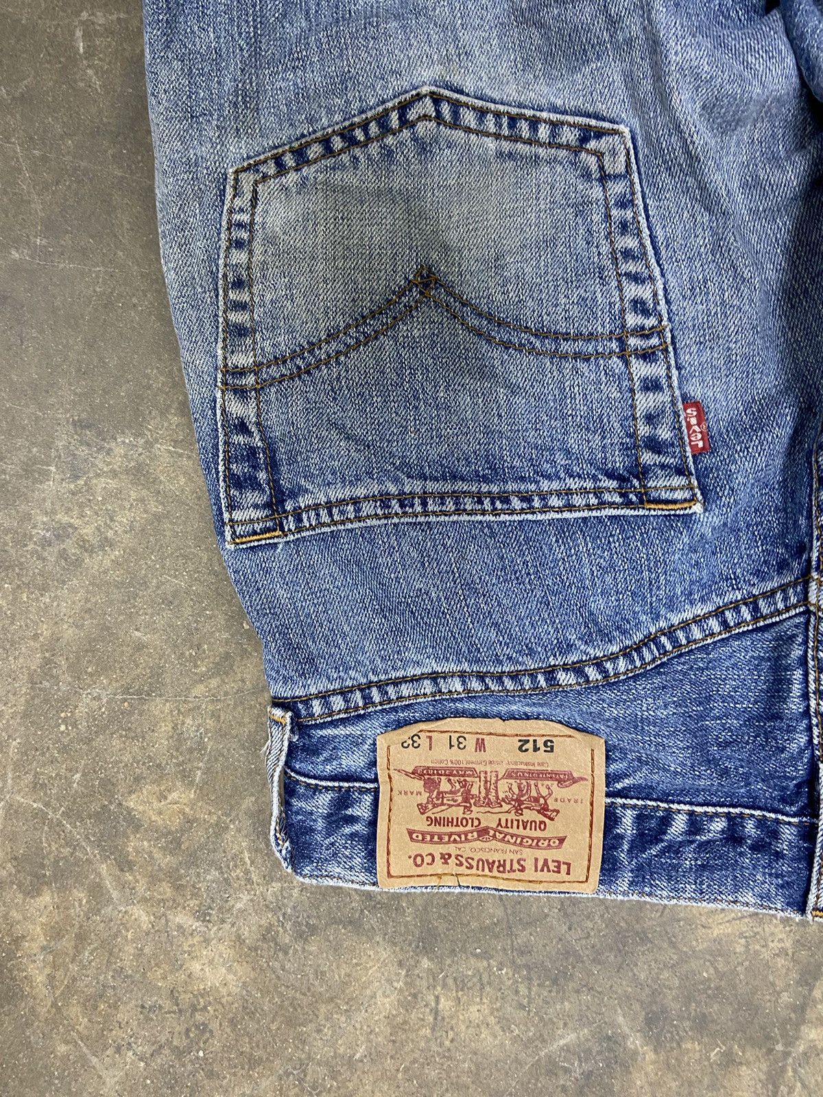 Levi's Vintage Levis jeans 512 patch work Size US 30 / EU 46 - 8 Thumbnail