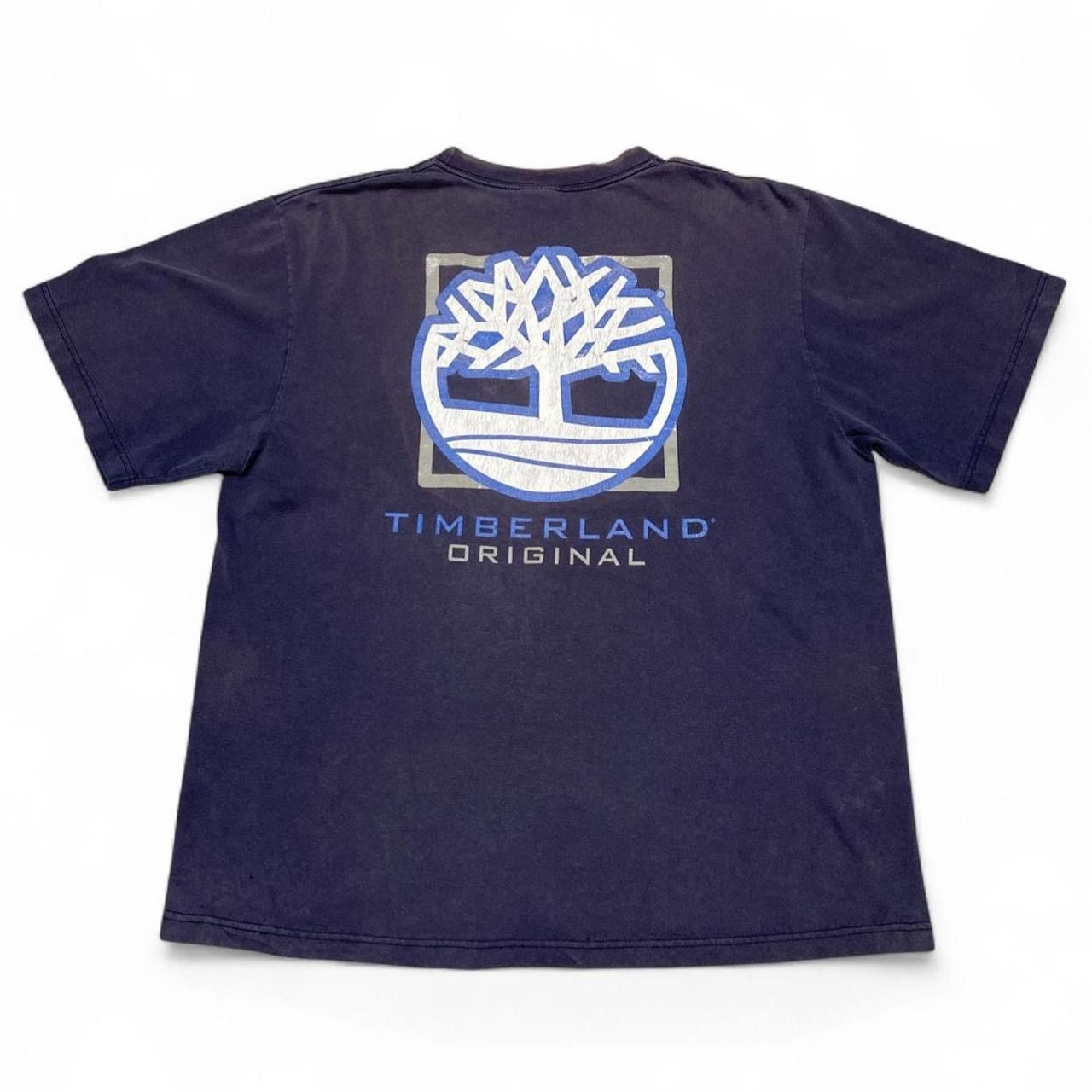 Timberland Vintage timberland original navy faded graphic t-shirt Size US L / EU 52-54 / 3 - 2 Thumbnail