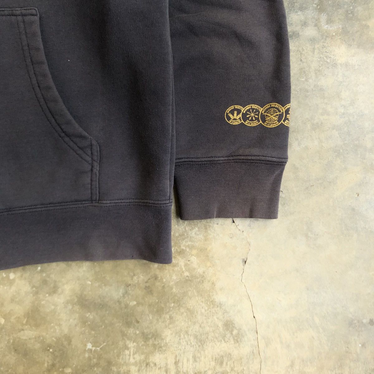 Stussy Vintage Trashed Stussy Dagger Rope Logo Ziphoodie Black Size US L / EU 52-54 / 3 - 8 Thumbnail