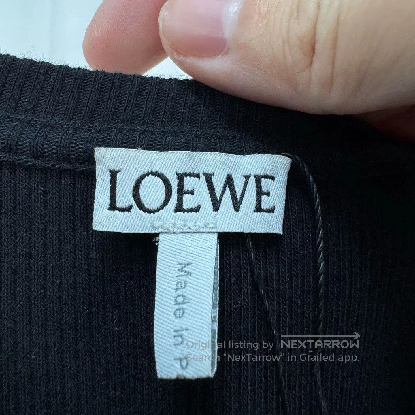 Loewe Loewe Black Embroidered Logo Vest. Size M / US 6-8 / IT 42-44 - 5 Thumbnail