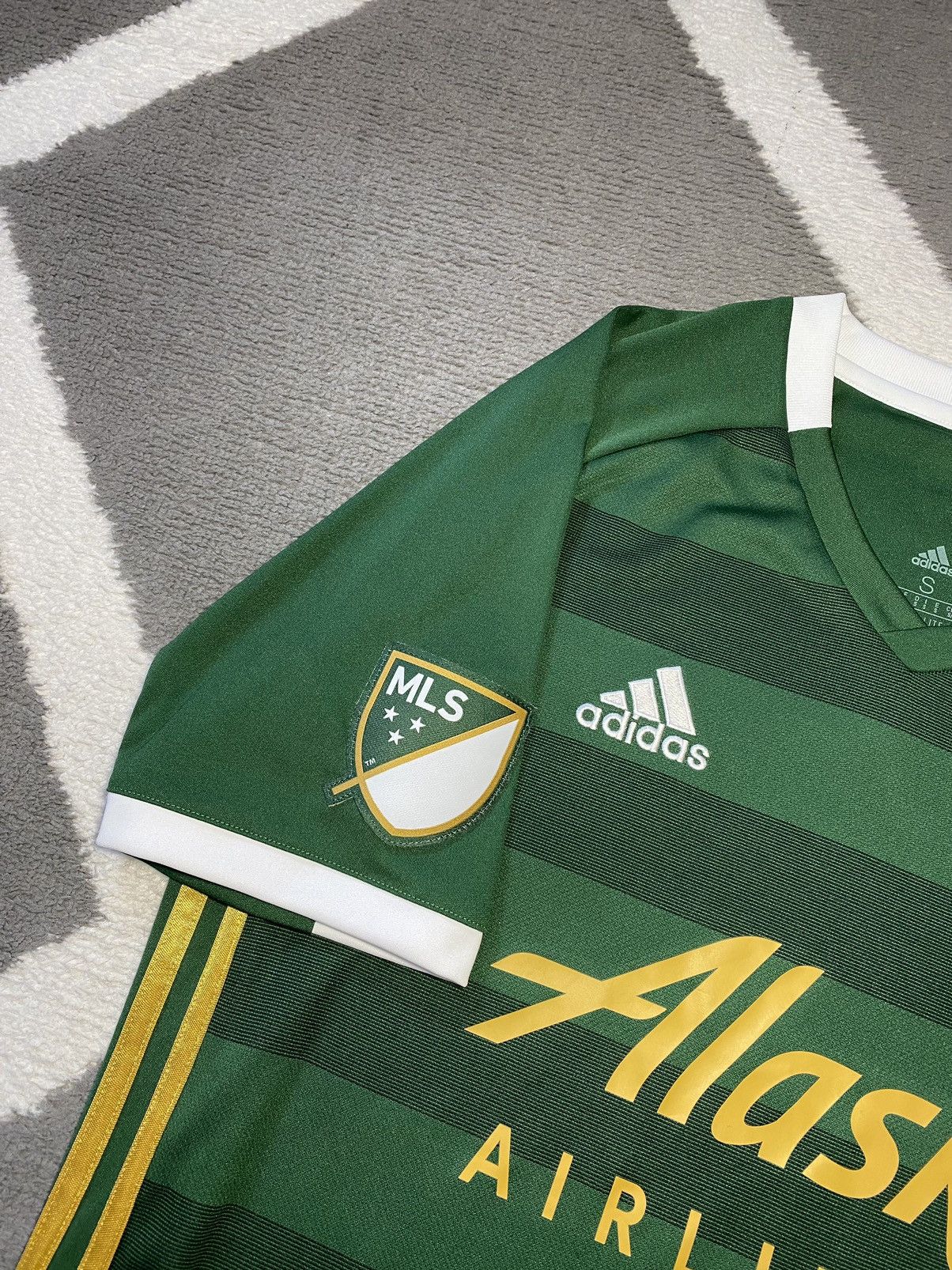 Adidas 2019/20 Adidas Portland Timbers Home Soccer Jersey T-shirt Size US S / EU 44-46 / 1 - 6 Thumbnail