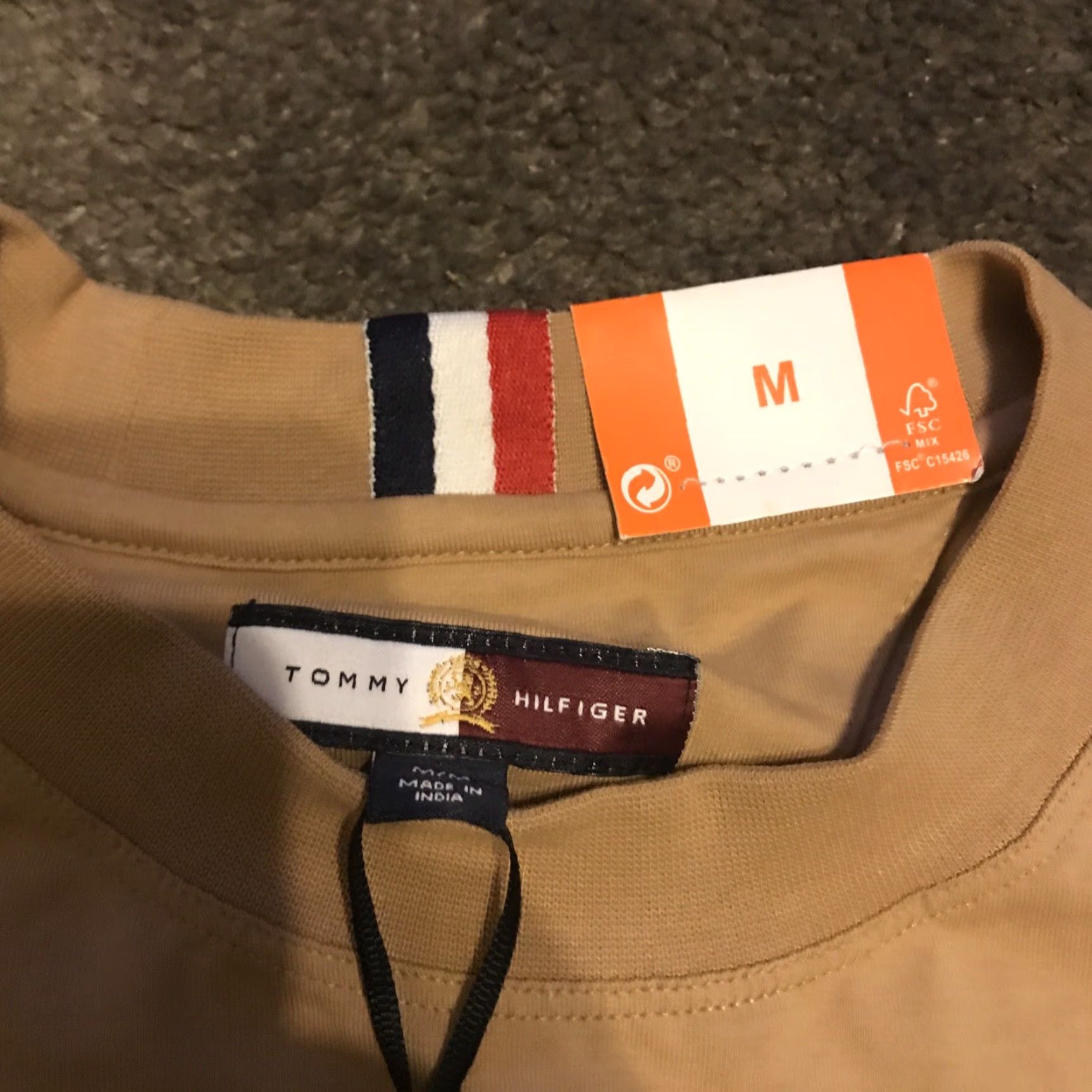 Tommy Hilfiger Tommy Hilfiger Mens T-Shirt Medium Crew Neck Short Sleeve Shirt Regular All Seasons Multicolor Cotton Classic Pattern Crew Neck Mens M Size US M / EU 48-50 / 2 - 5 Thumbnail