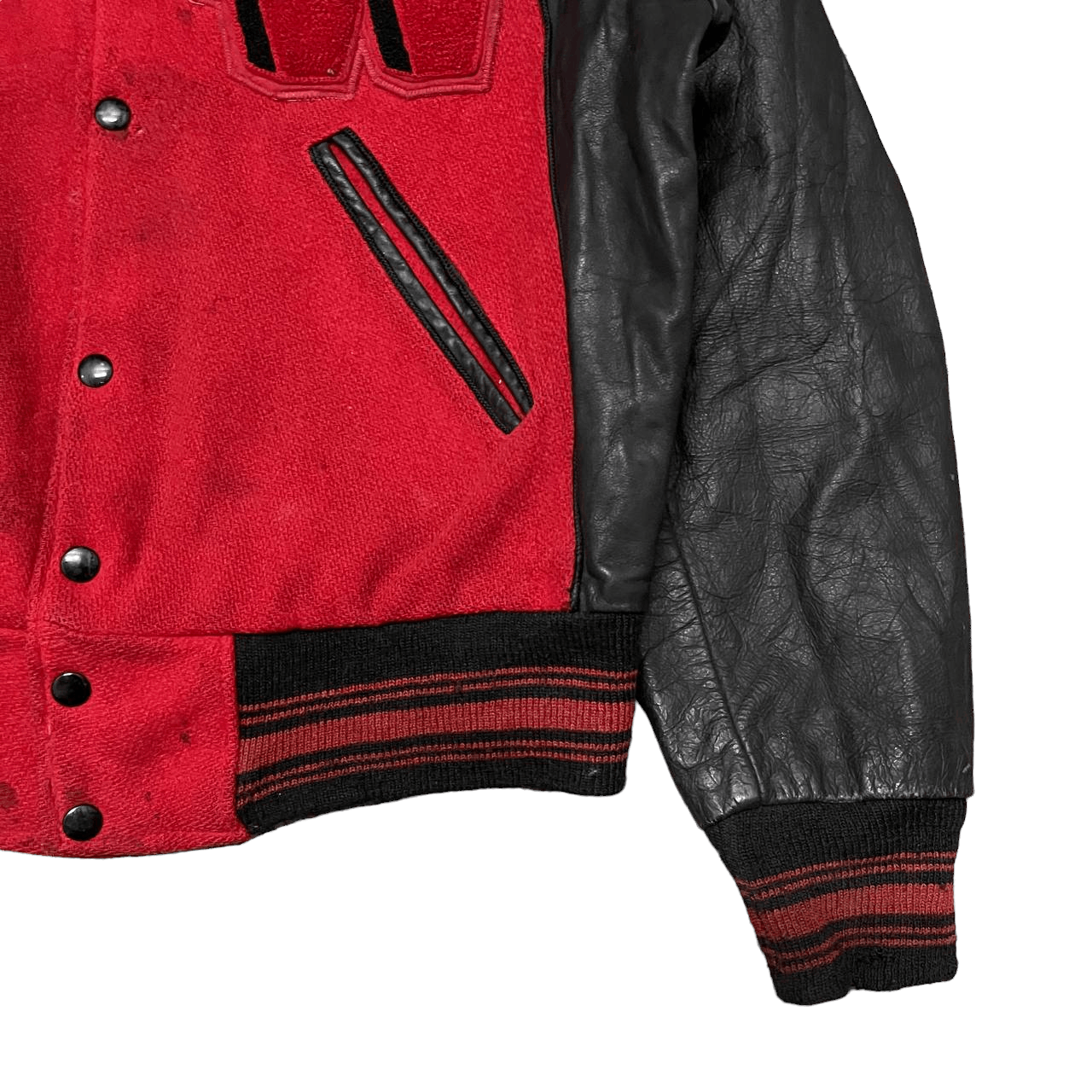 Vintage Vintage H.E.C.E. Varsity Jacket Wool Leather Size US M / EU 48-50 / 2 - 4 Thumbnail