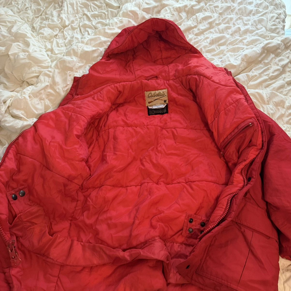 Cabelas Cabelas Goretex Red Puffer Jacket Size Medium Size US M / EU 48-50 / 2 - 2 Thumbnail