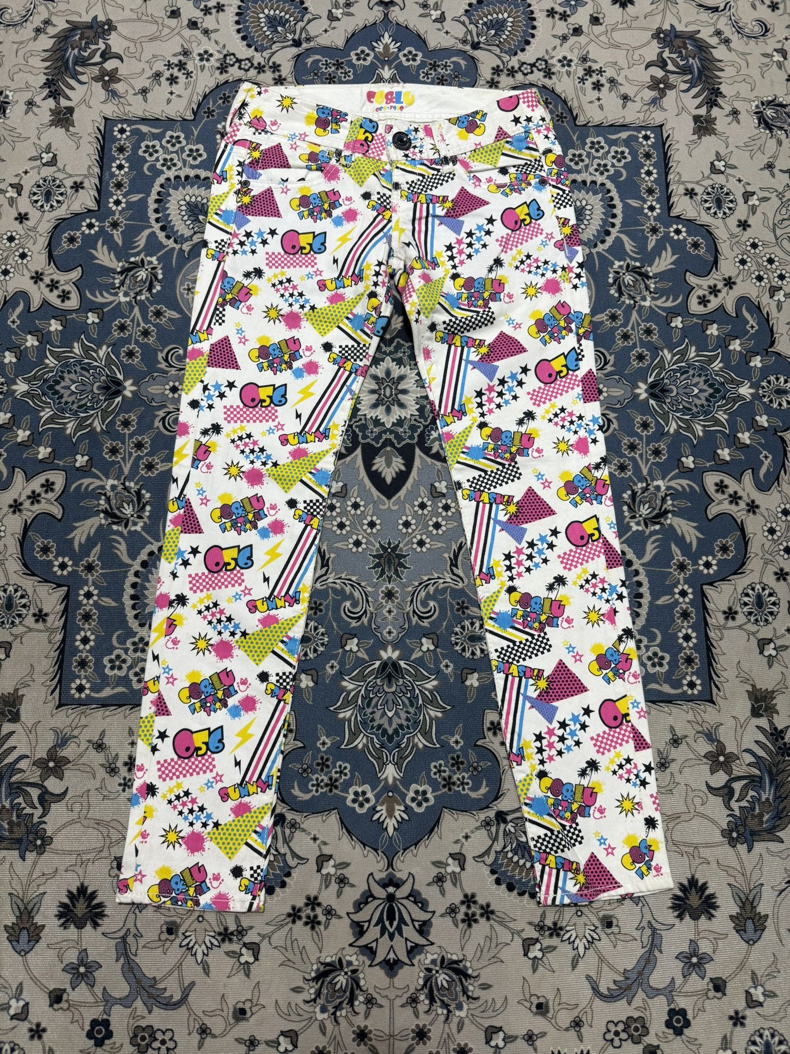 Beauty Beast × Hysteric Glamour × Japanese Brand Vintage CO & LU Overprint Inspired Hysteric Jeans Skinny Size US 27 - 1 Thumbnail