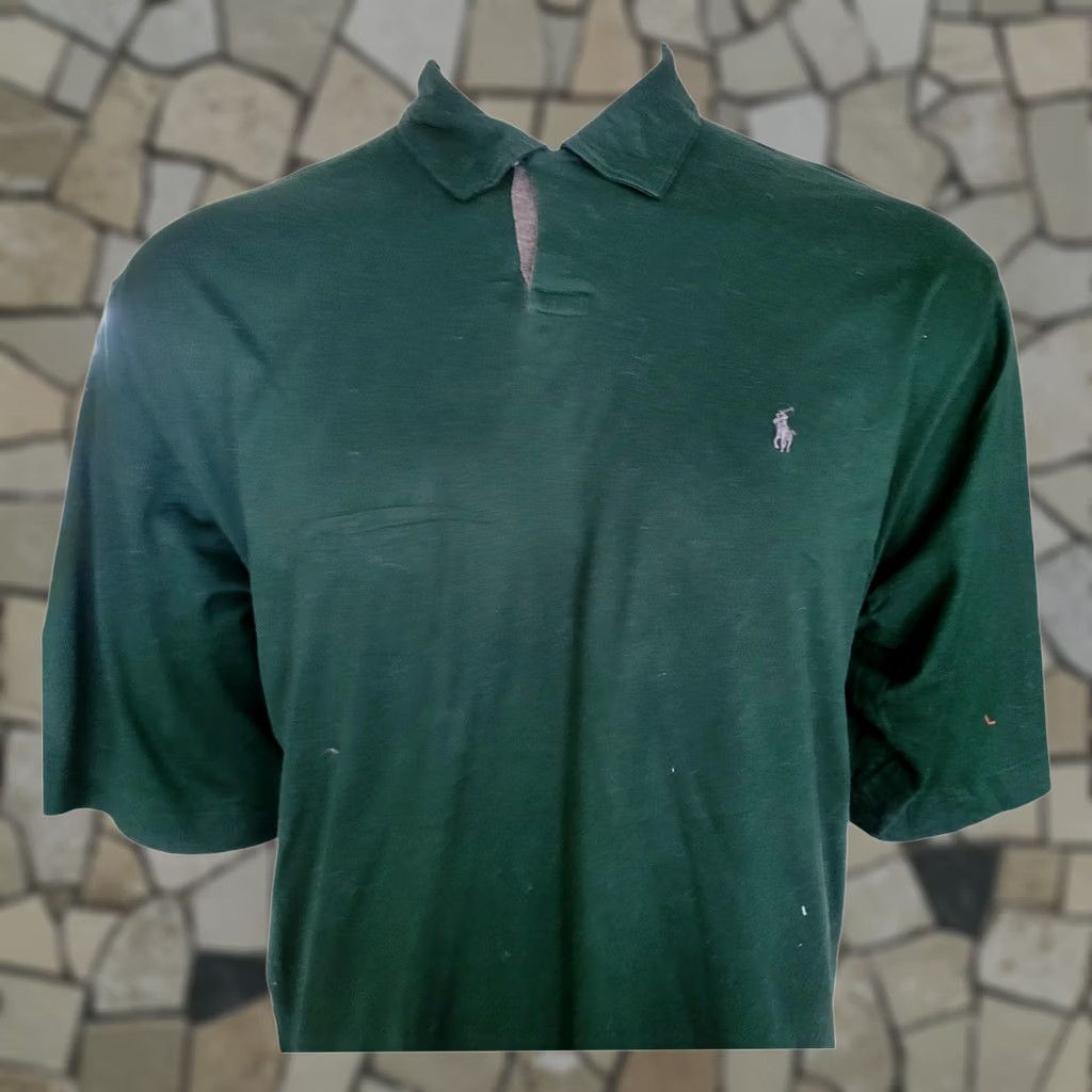 Ralph Lauren Polo Golf Ralph Lauren Polo Shirt XL Dark Green 100% Pima Cotton, Short Sleeve, Collared Polo Shirt, Used - Good Condition Size US XL / EU 56 / 4 - 1 Thumbnail