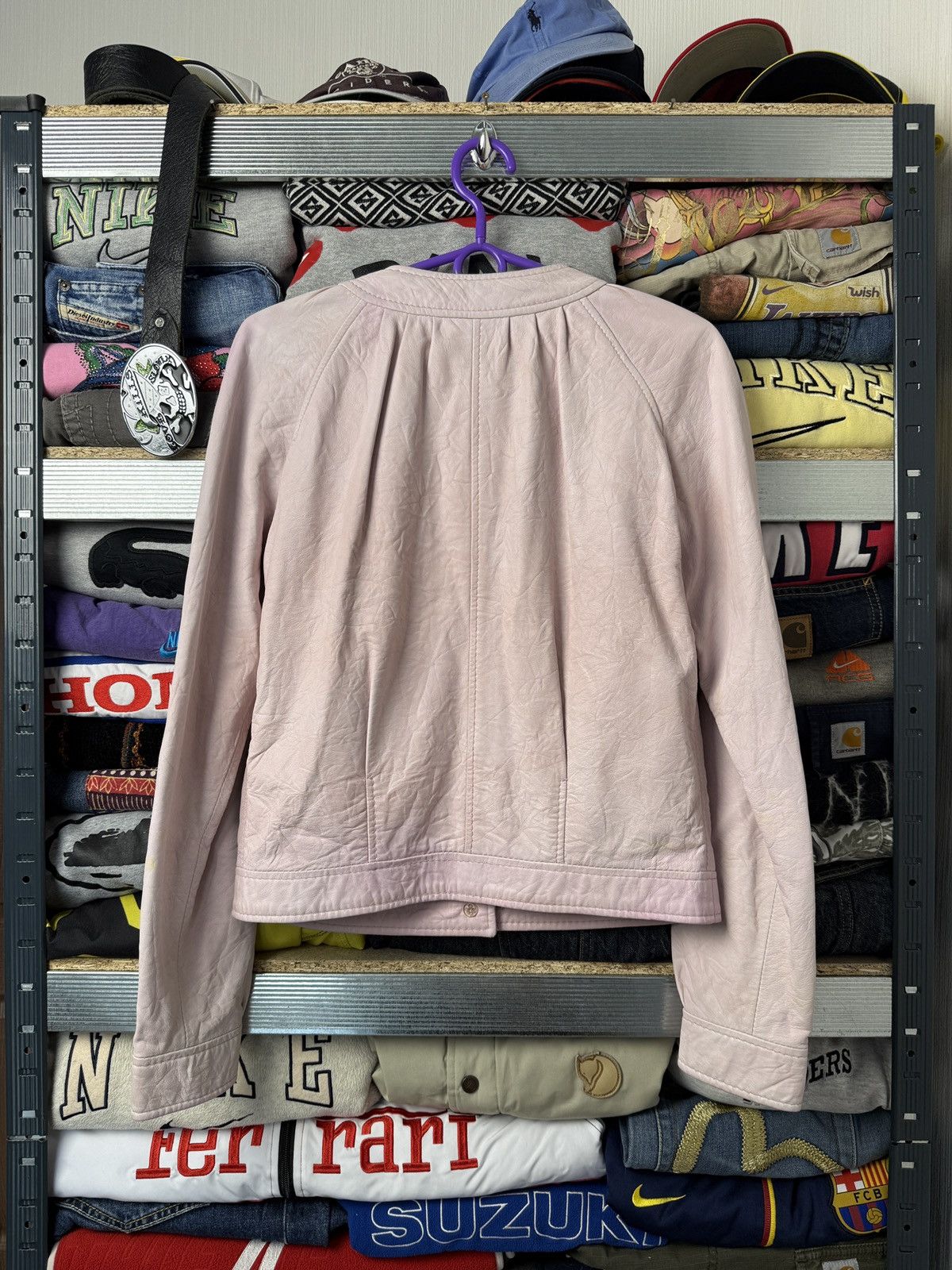 Dolce & Gabbana Dolce & Gabbana Leather Pink Opium Jacket Size S / US 4 / IT 40 - 2 Thumbnail