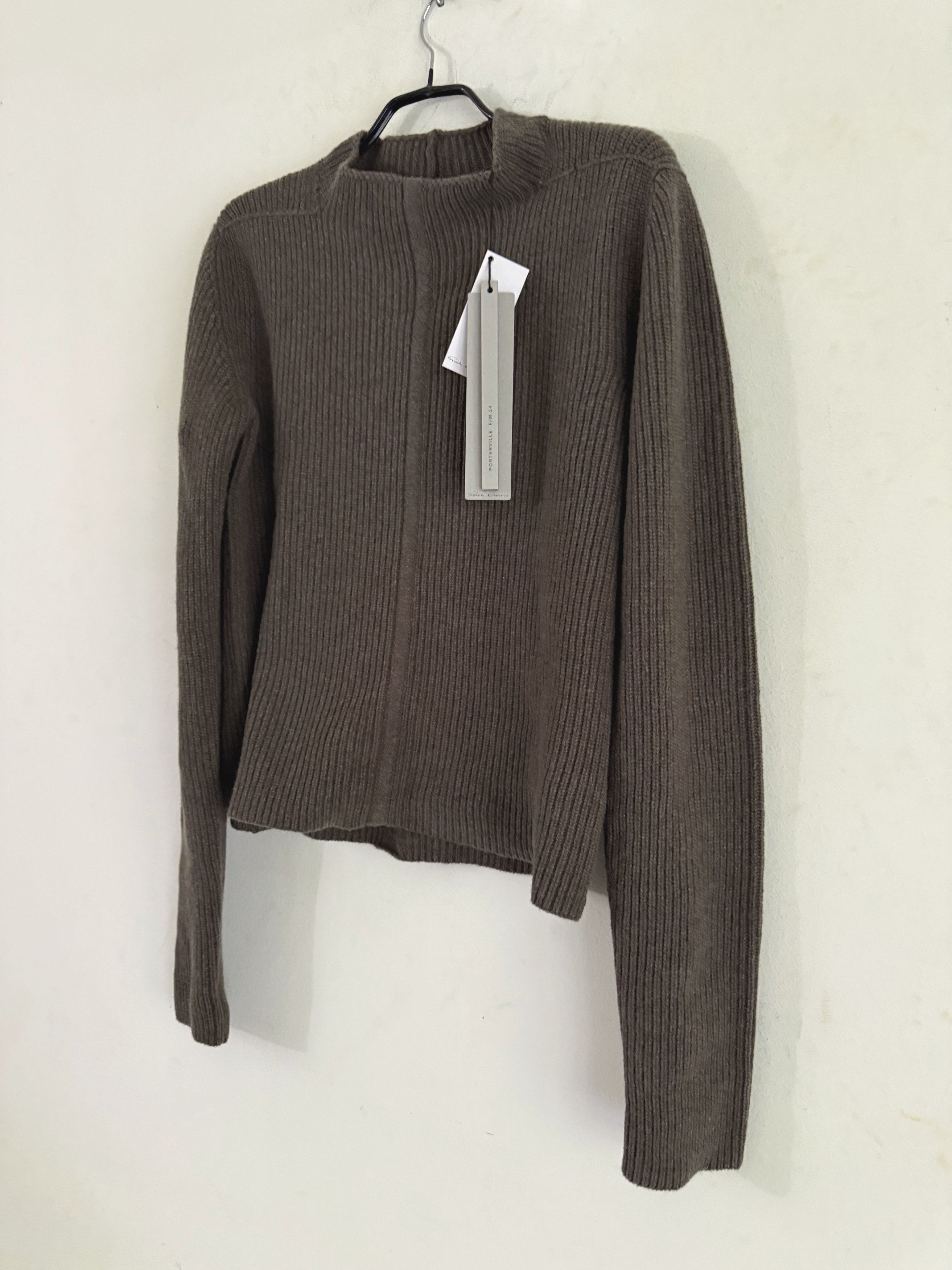 Rick Owens Ribbed Cashmere Sweater Size US L / EU 52-54 / 3 - 4 Thumbnail