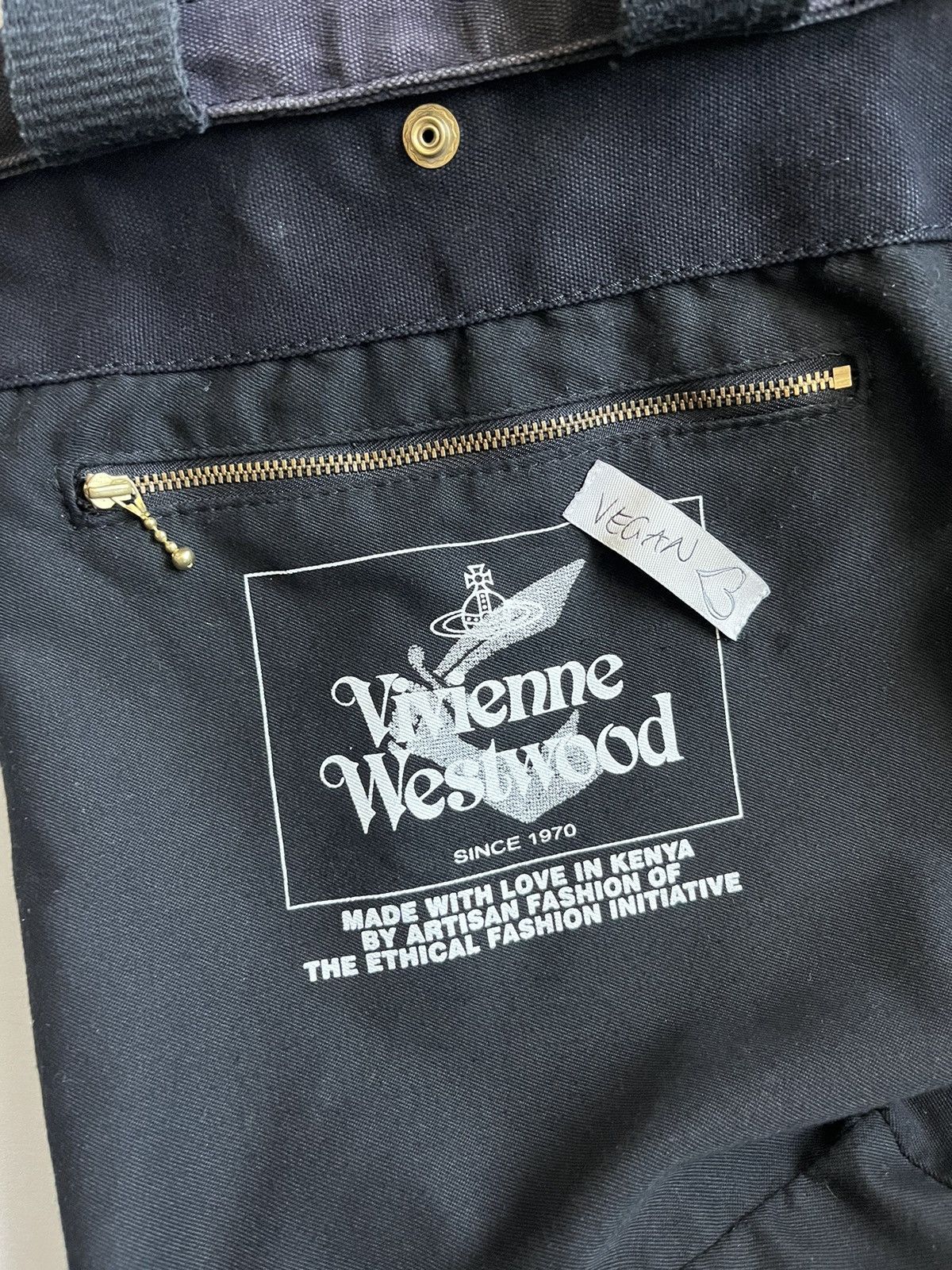 Vivienne Westwood Vivienne Westwood Worker Large Runner Holdall Cotton Bag Size ONE SIZE - 24 Thumbnail