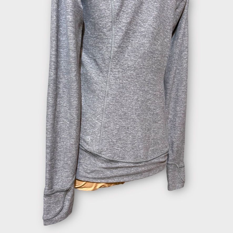 Lululemon Lululemon Think Fast Pullover 8 Sweatshirt Heathered Slate G Size M / US 6-8 / IT 42-44 - 5 Thumbnail