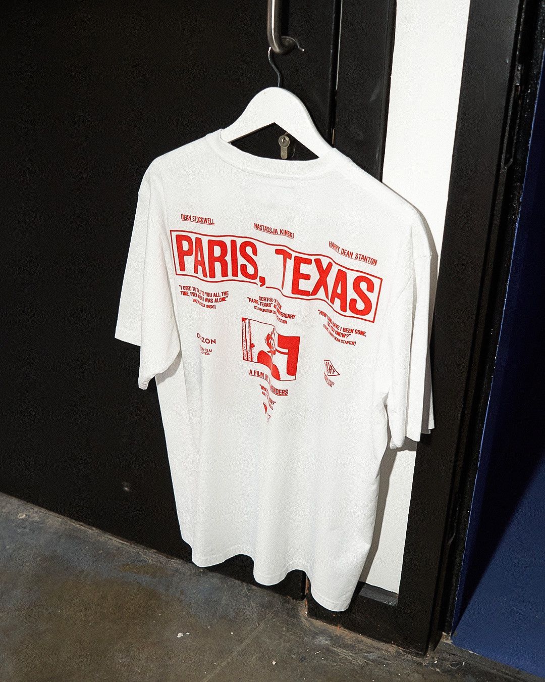 SCRT 💚 SCRT x Wim Wenders Foundation PARIS, TEXAS White Tee NEW Size US S / EU 44-46 / 1 - 4 Thumbnail