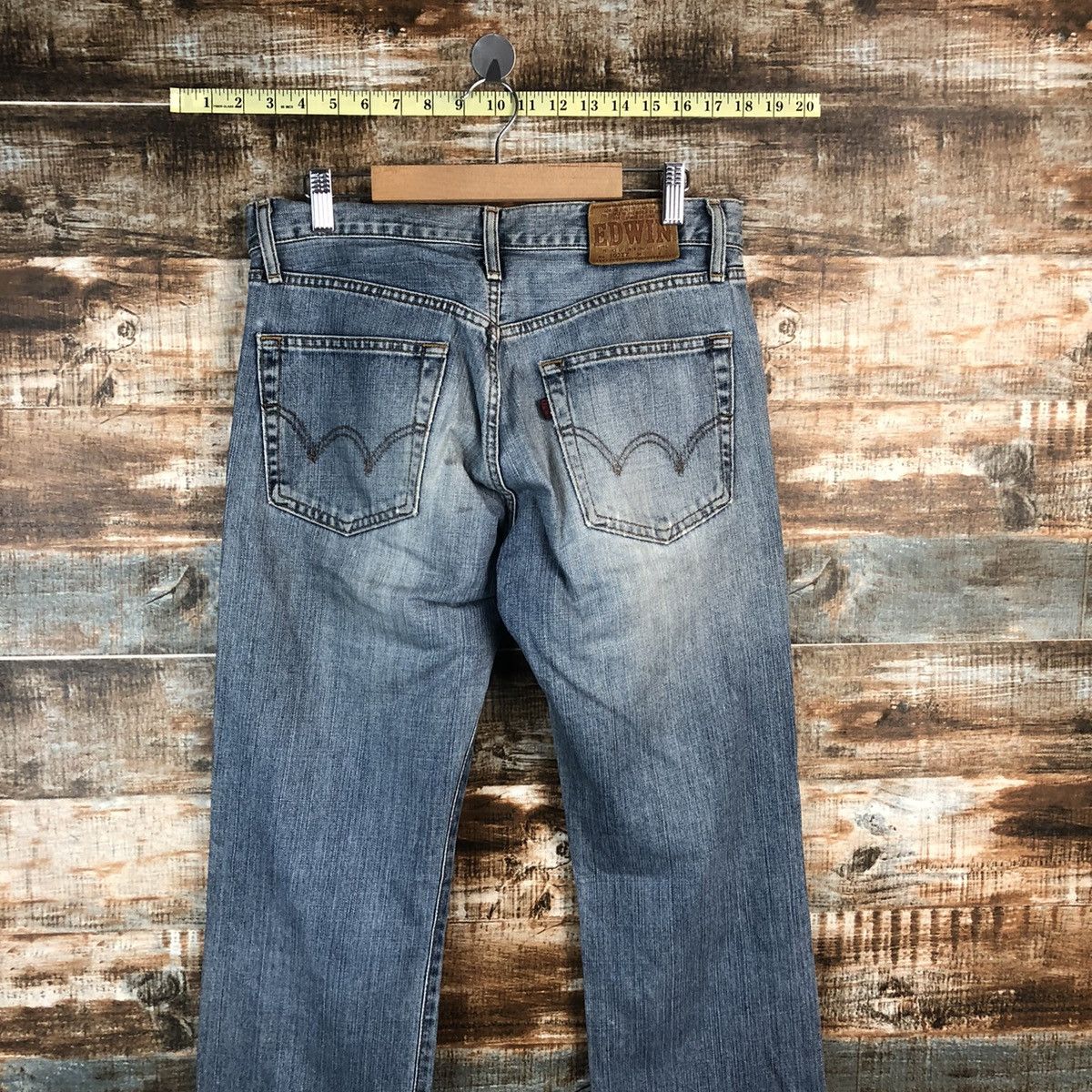 Edwin Edwin japan vintage faded Blue Denim Pants #A1403 Size US 30 / EU 46 - 15 Thumbnail