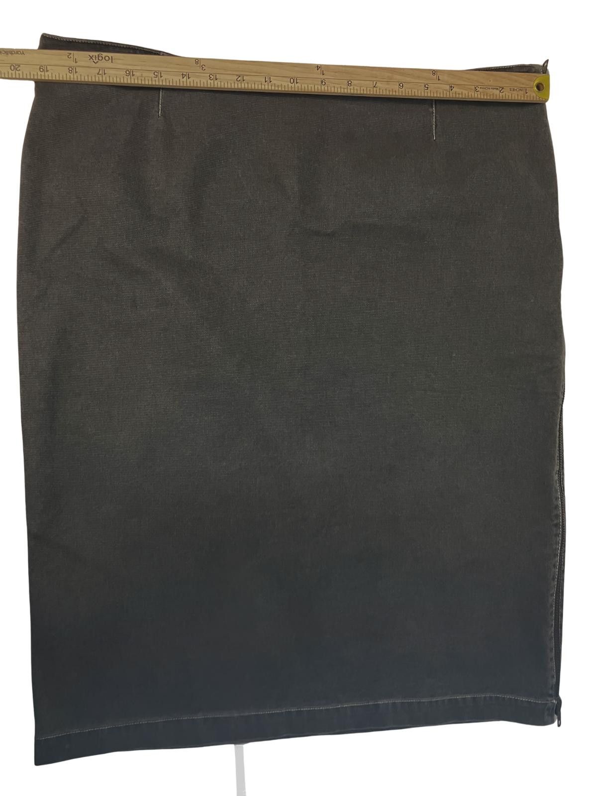 Unknown London Peruvian Connection Pencil Skirt Dark Brown Zip Size 38" / US 16 / IT 52 - 6 Thumbnail